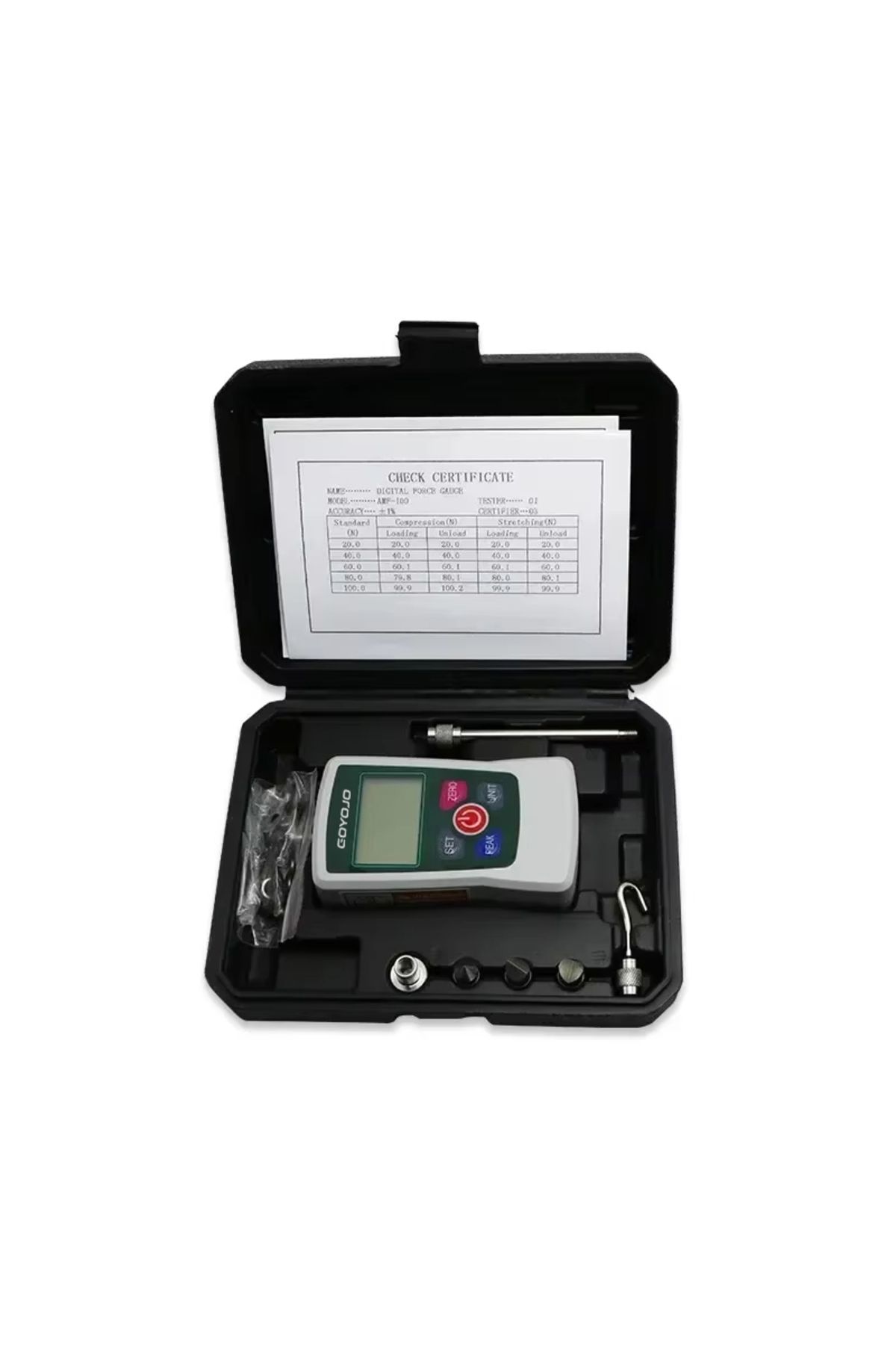 Choice-Digital Force Gauge High-precision Push-pull Meter For Tension & Compression Testing (n, Kg, Lb, ... 7