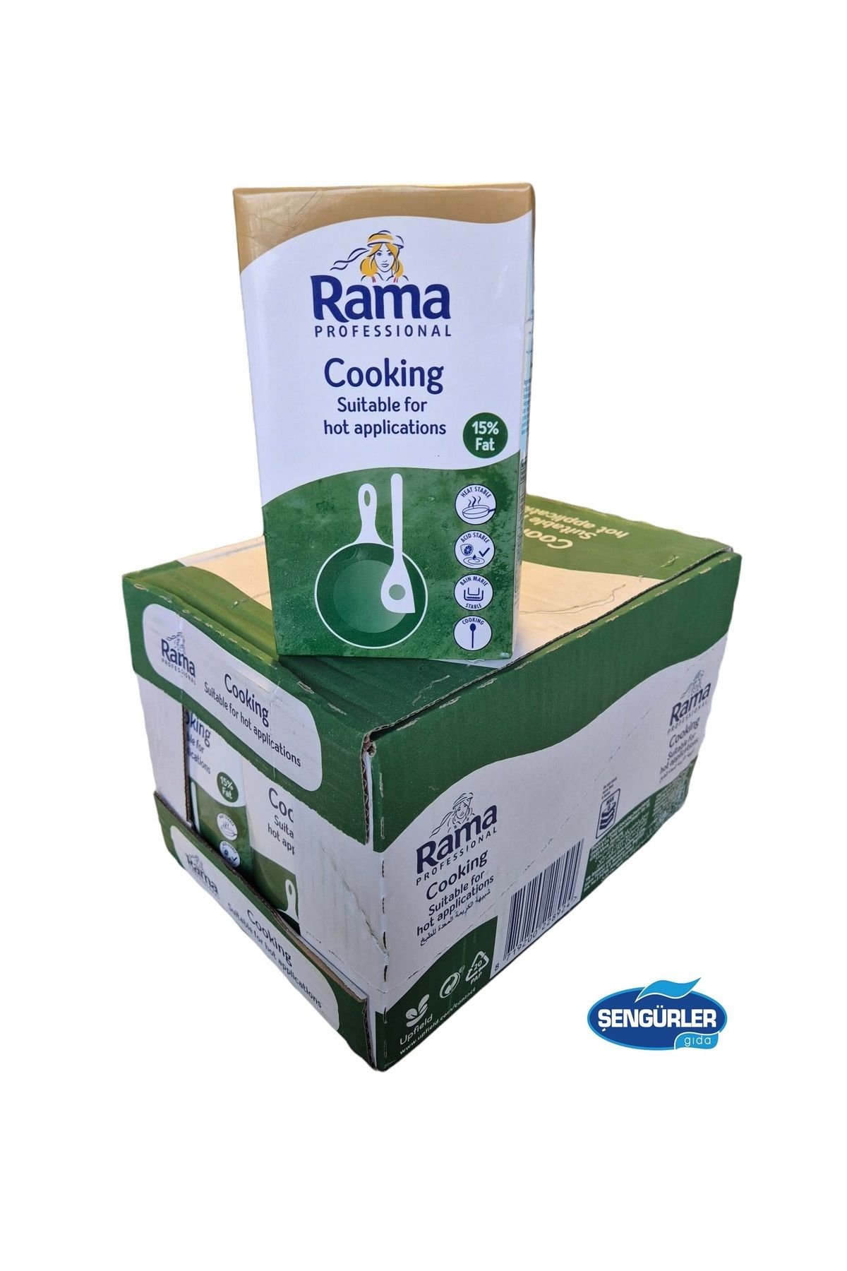 Rama KREMA SICAK UYGULAMA %15 1LT x 8 ADET