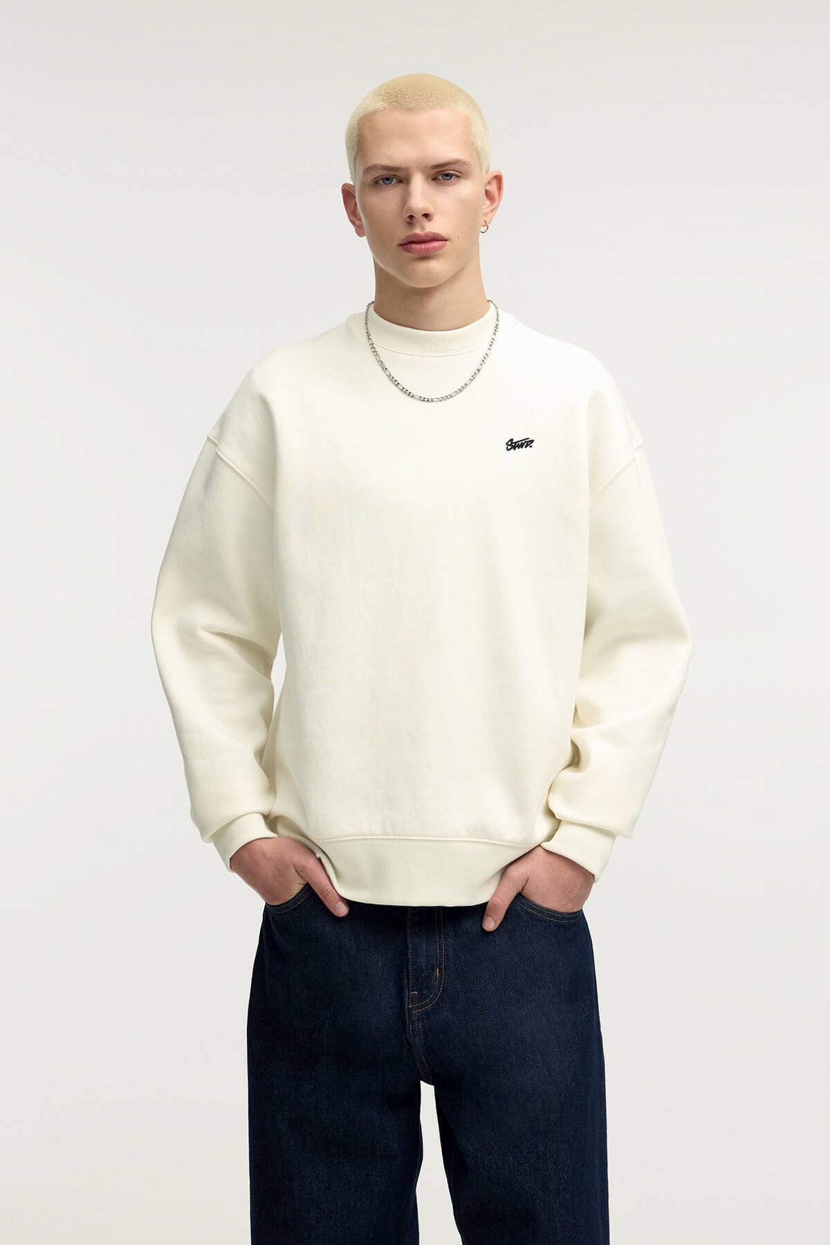 سویشرت STWD یقه Pull & Bear Crew