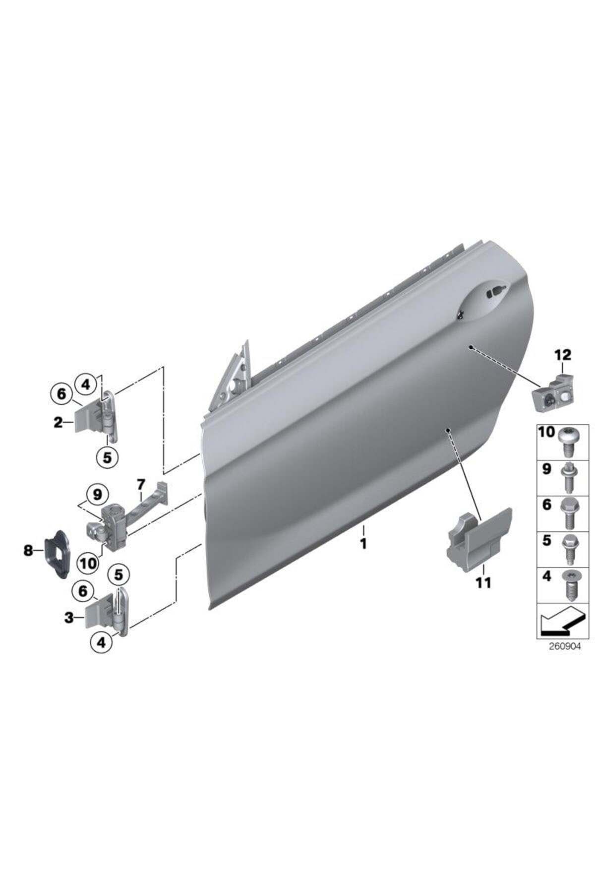 OEM Kapı Menteşesi F06gc/f12/f13/lcı 41517263539