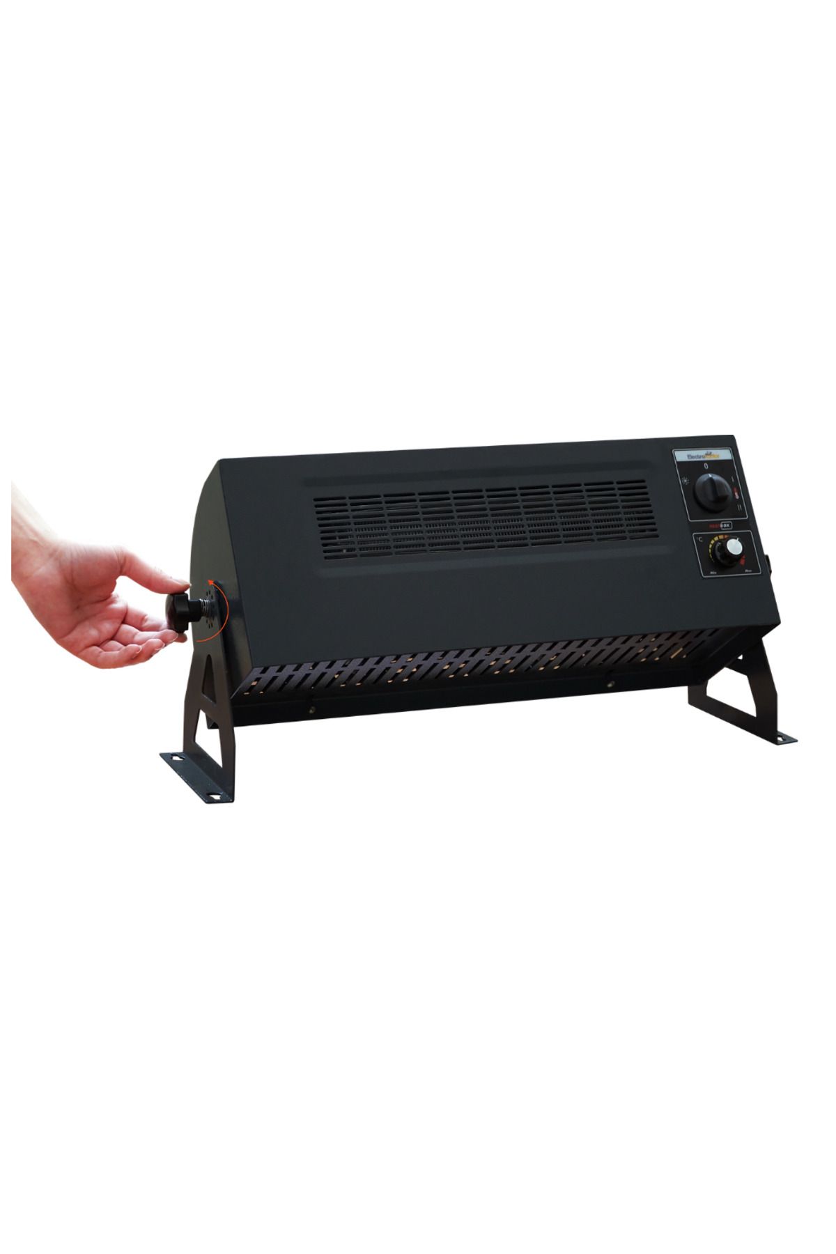 Troy Karavan Heatbox 360 1000W - 2000W Füme Fanlı Isıtıcı