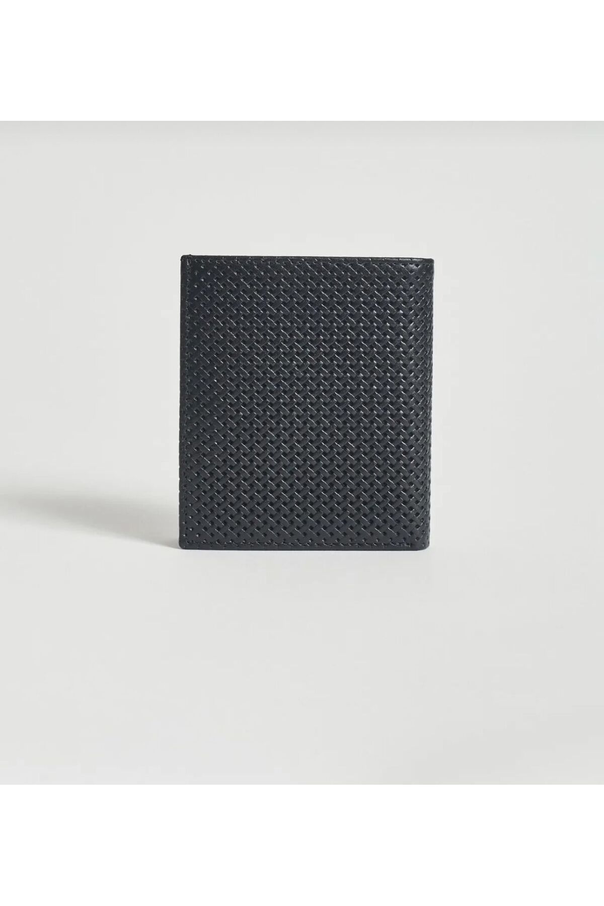 ALTINYILDIZ CLASSICS-Men's Black Plain Wallet 2