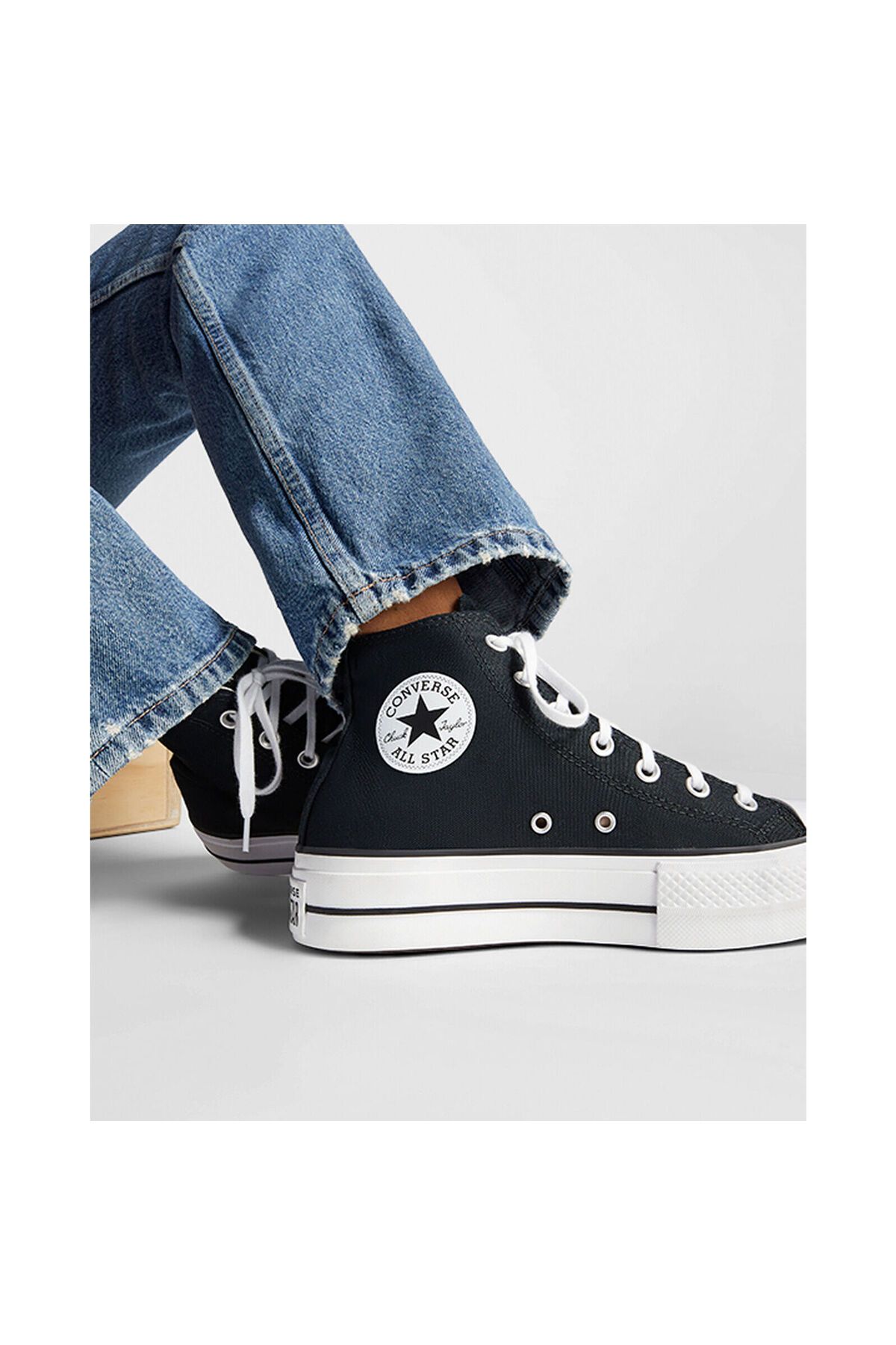 converse-Tenisky Converse Chuck Taylor All Star Lift Hi, Černé, Dámské 12