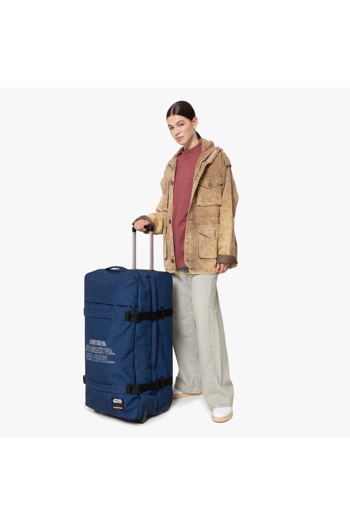 چمدان و ساک آبی مردانه زنانه X STAR WARS 'R L SW SIZE بزرگ دو چرخ عروسی Eastpak
