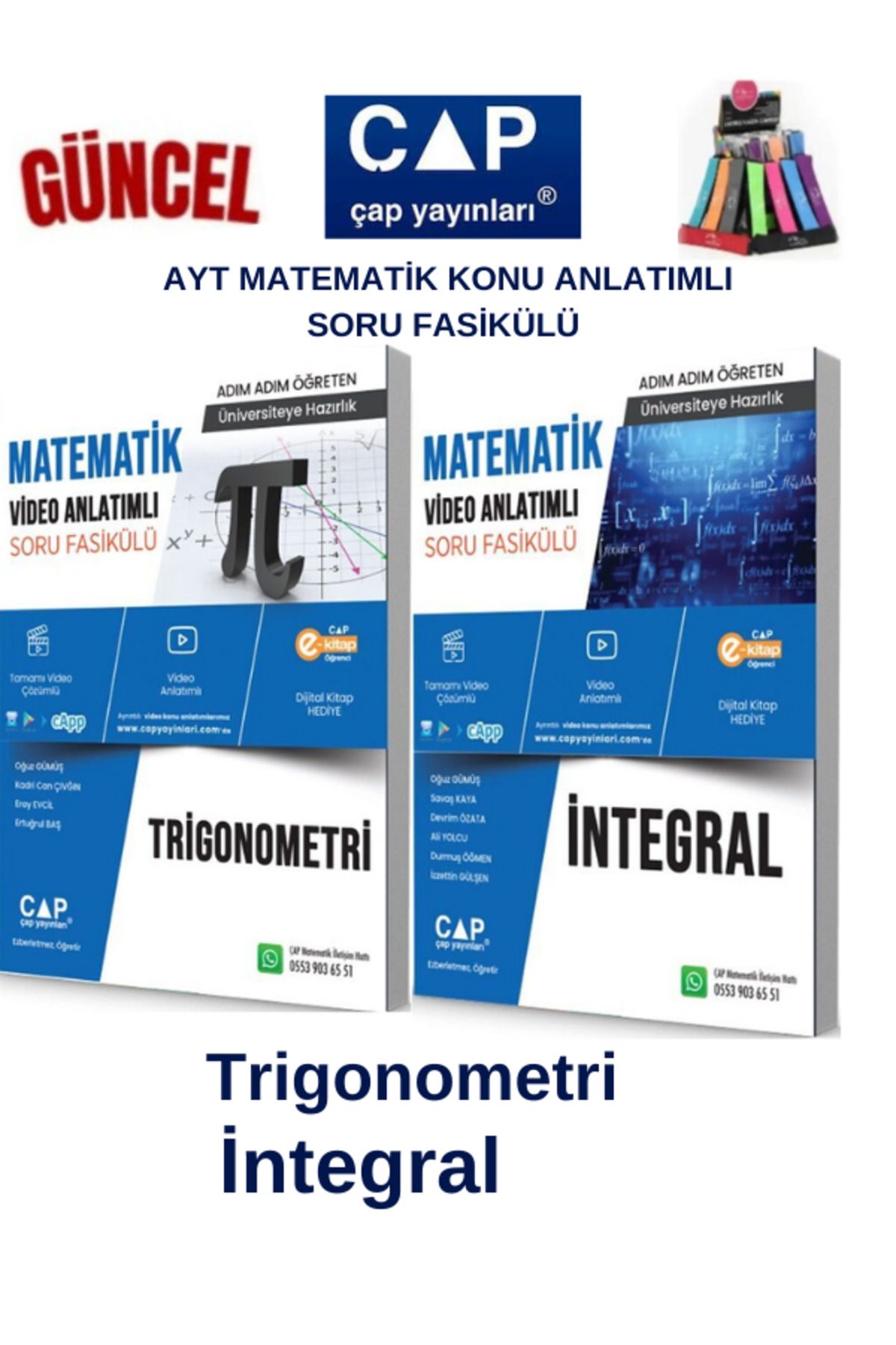 Ens Yayıncılık Çap Ayt Matematik Trigonometri-İntegral Konu Anlatımlı Soru Fasikül+Kalemlik