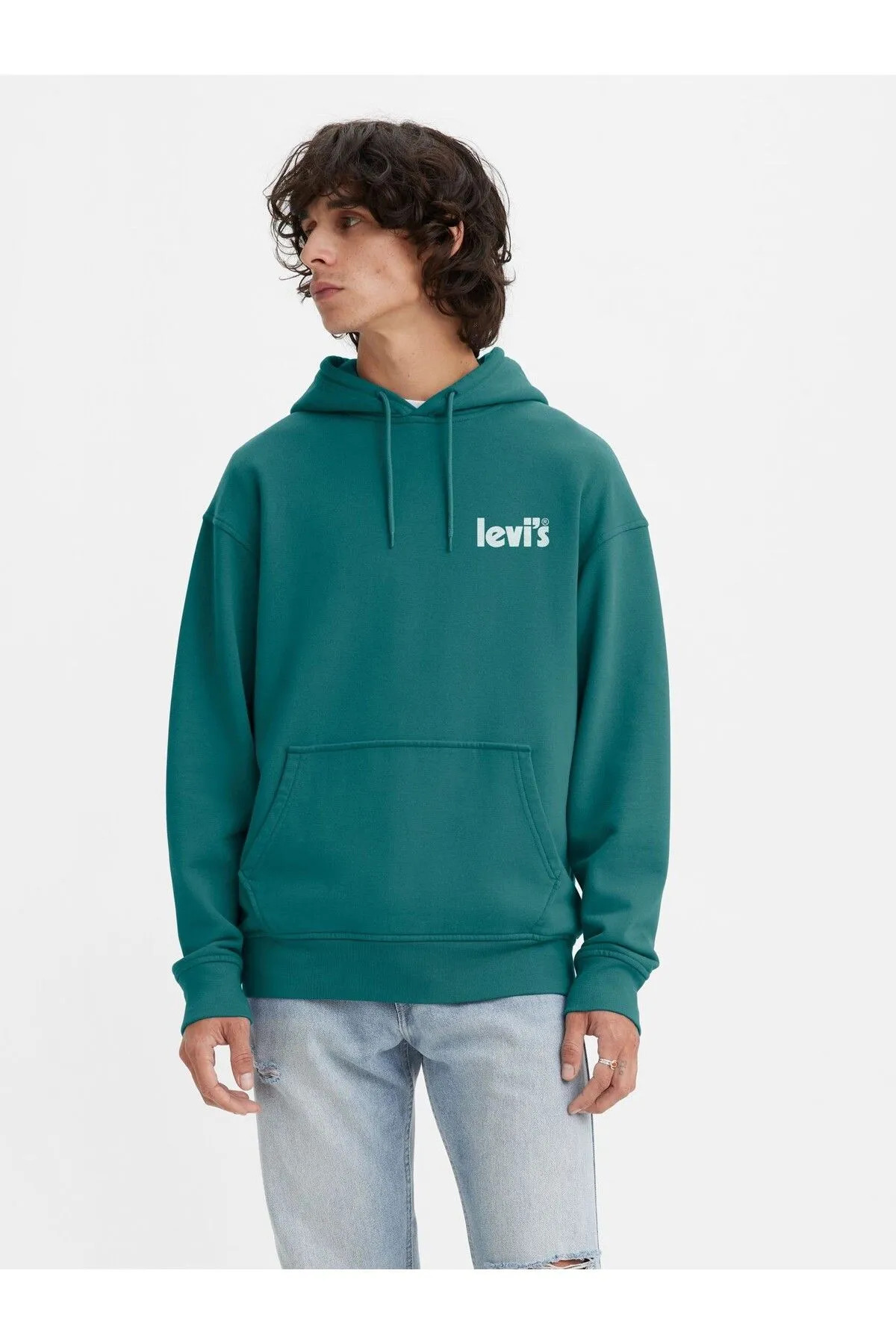 سویشرت مردانه کلاه‌دار مدل Relax Fit A2639-0019 لیوایز سویشرت Levi's