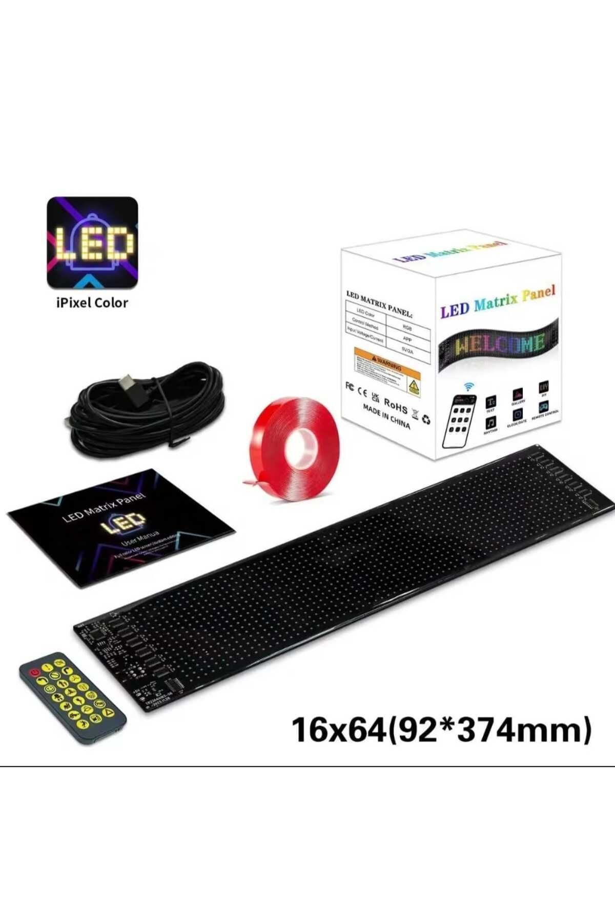 Universal-16X24 Mixel Led - Animated and Printed Phone Control 6