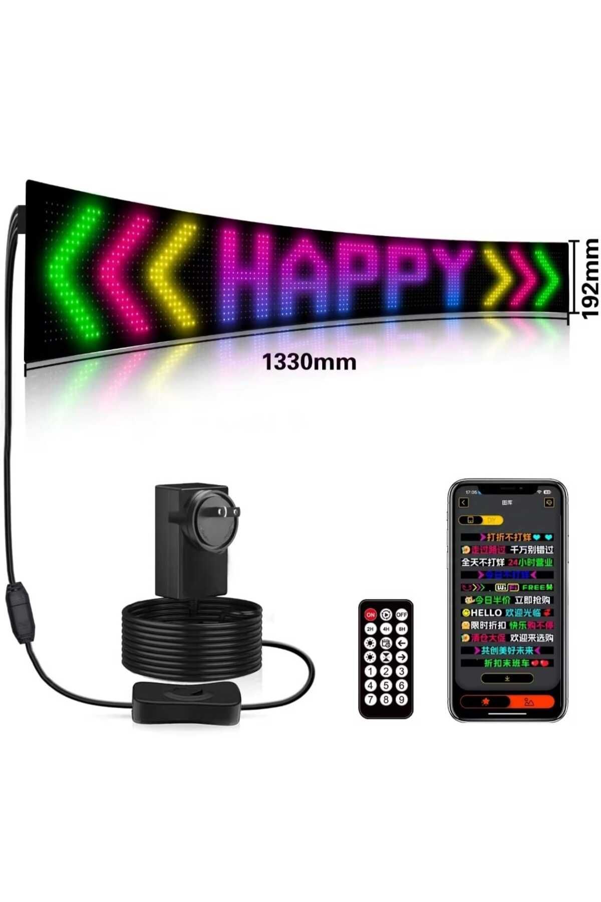 Universal-16X24 Mixel Led - Animated and Printed Phone Control 7