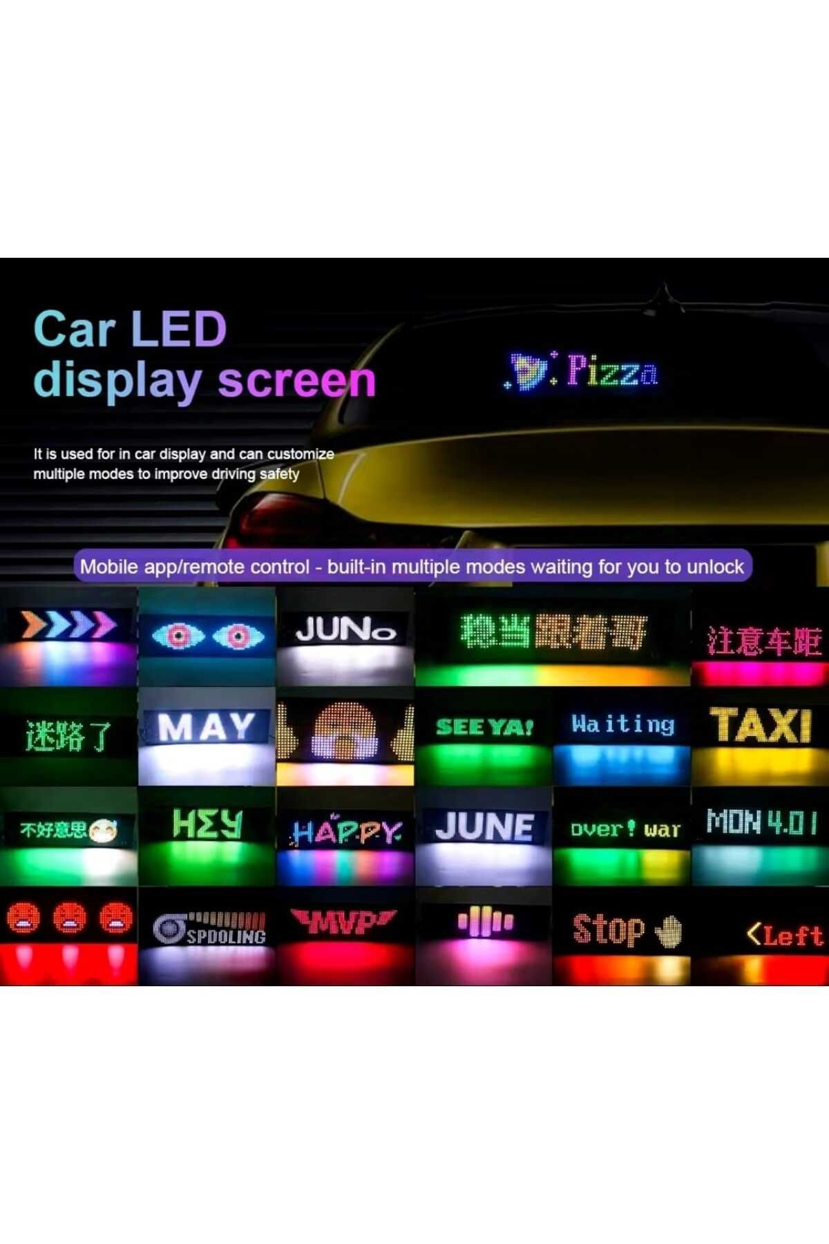 Universal-16X24 Mixel Led - Animated and Printed Phone Control 4
