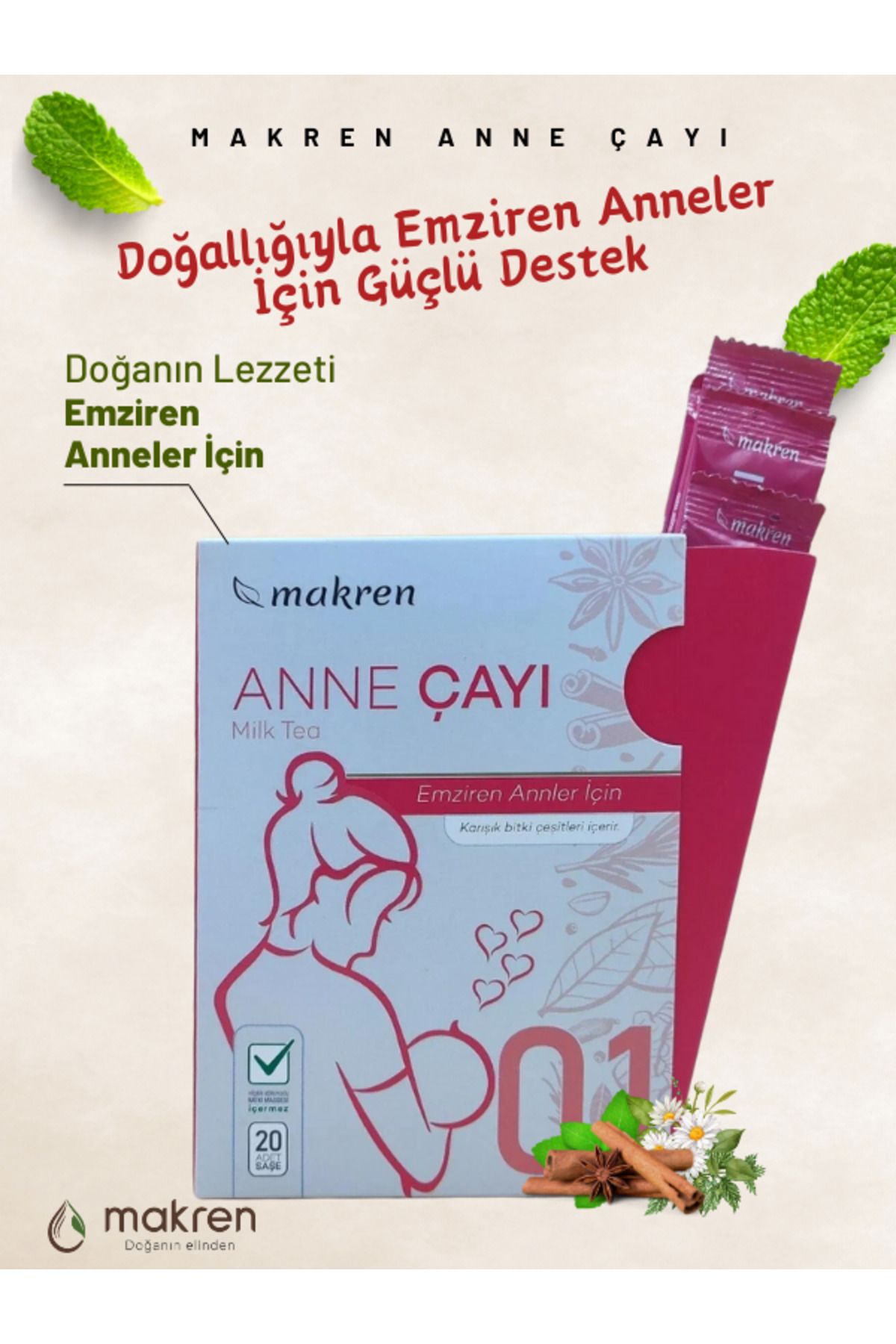 Makren Anne Çayı Emziren Anneler Için