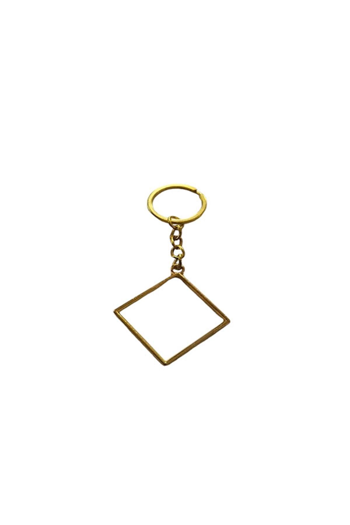 Mia Hobi-Epoxy Keychain Ring - Square 1