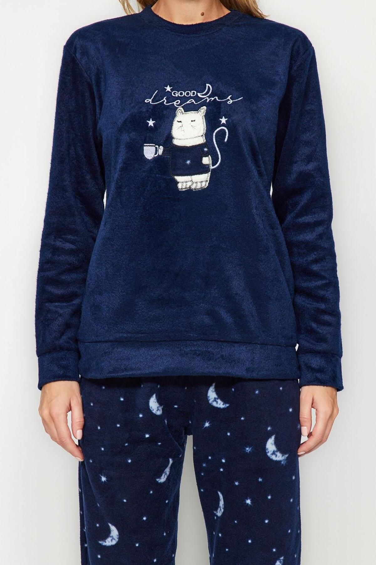 FRM-Pajama Set - Dark blue - Galaxy 4