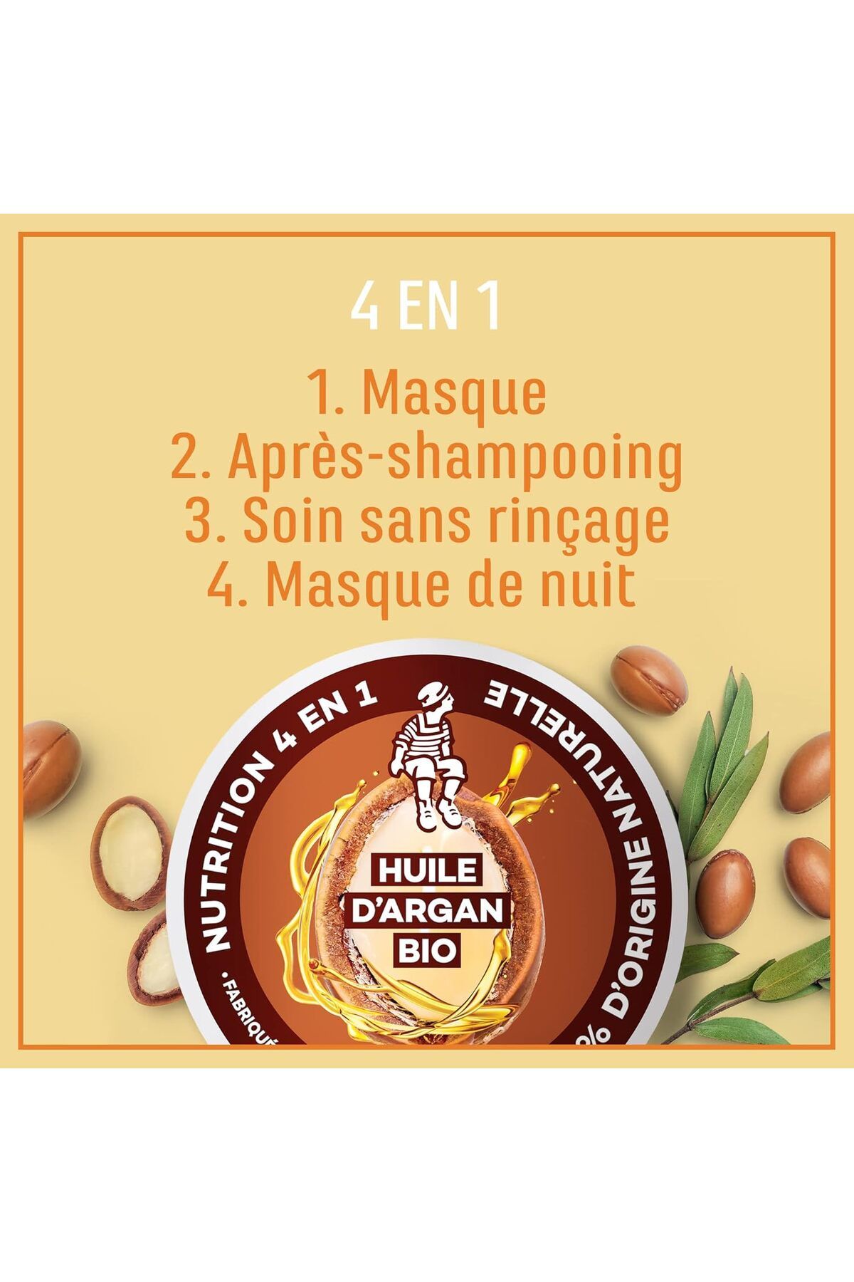 Le Petit Marseillais Saç Maskesi Organik Argan Yağlı - 300 ml