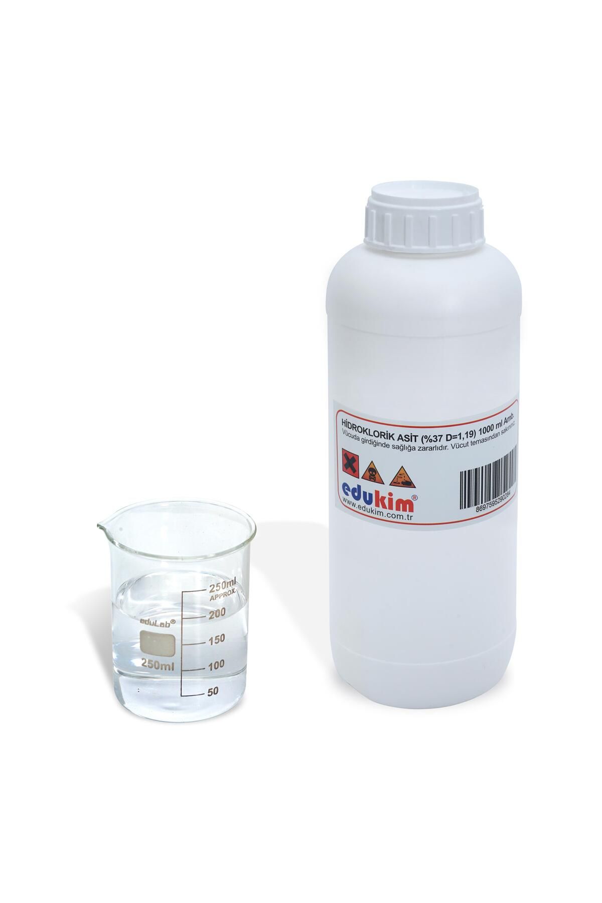 Edukim Hidroklorik Asit (%37 D=1.19) 1000 ml Amb.