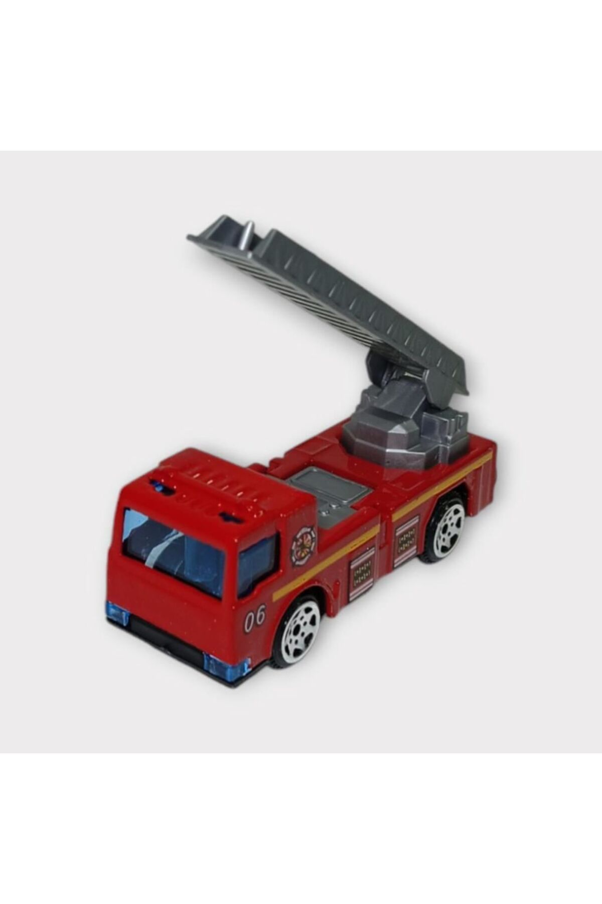 Easy Tedarik Küçük Metal İtfaiye Araçları 7 Cm Merdivenli