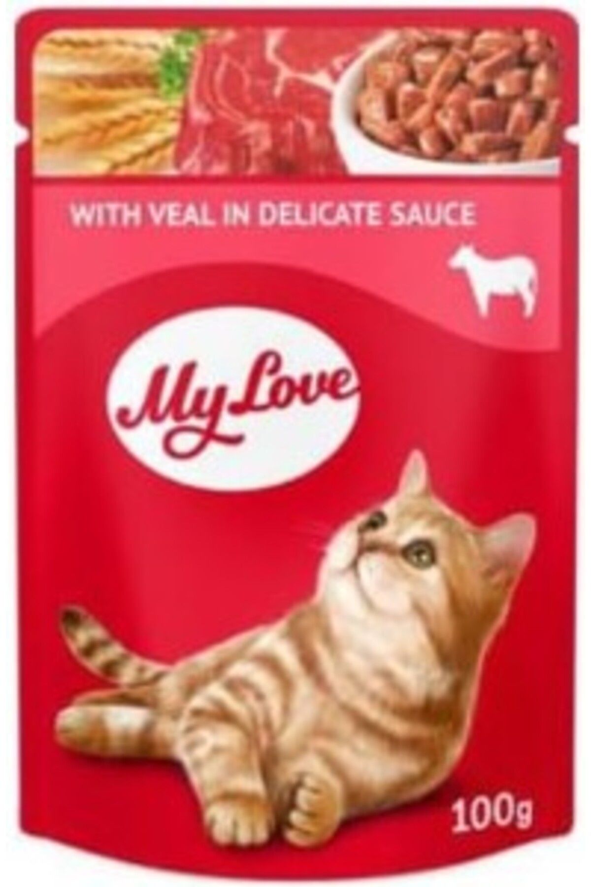 Furlo My Love Soslu Dana Etli Pouch Kedi Maması, 100Gr, 24 Adet