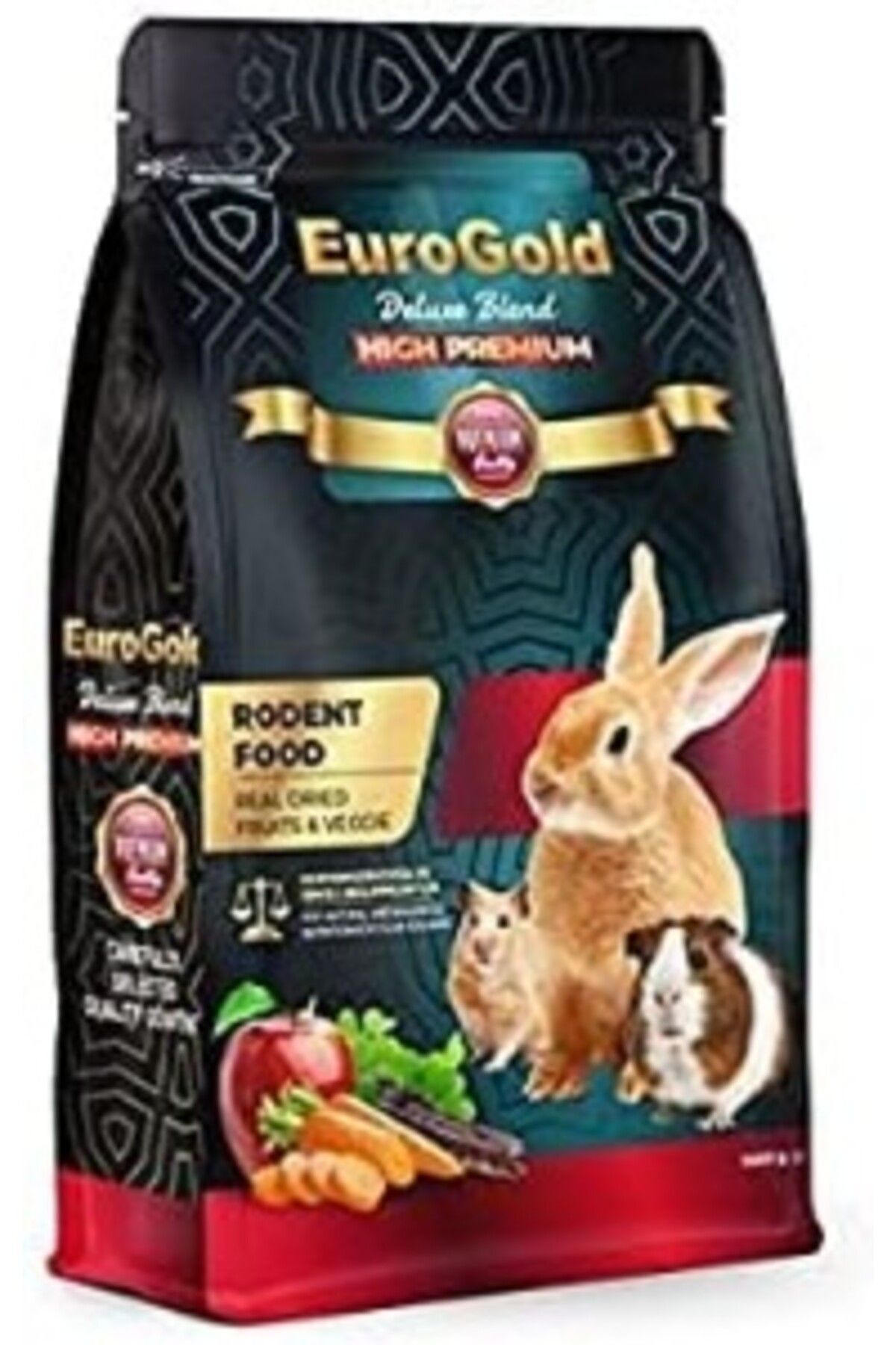 EuroGold Deluxe Blend Kemirgen Yemi (TAVŞAN, HAMSTER, GUİNEA PİG), 1 Kg