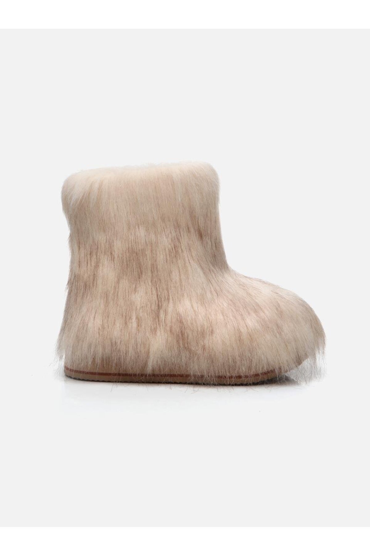 Su Espadril Apreski Bej Kadın Suni Kürk Bot