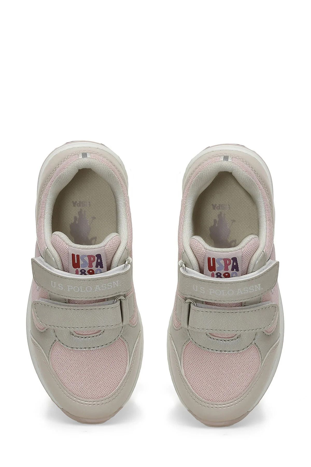 U.S. Polo Assn.-Original U.S. Polo Assn. Girl's Sneakers Pink Sneakers 5