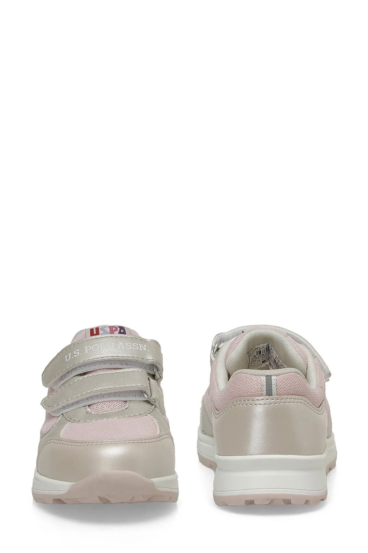 U.S. Polo Assn.-Original U.S. Polo Assn. Girl's Pink Sneakers 4