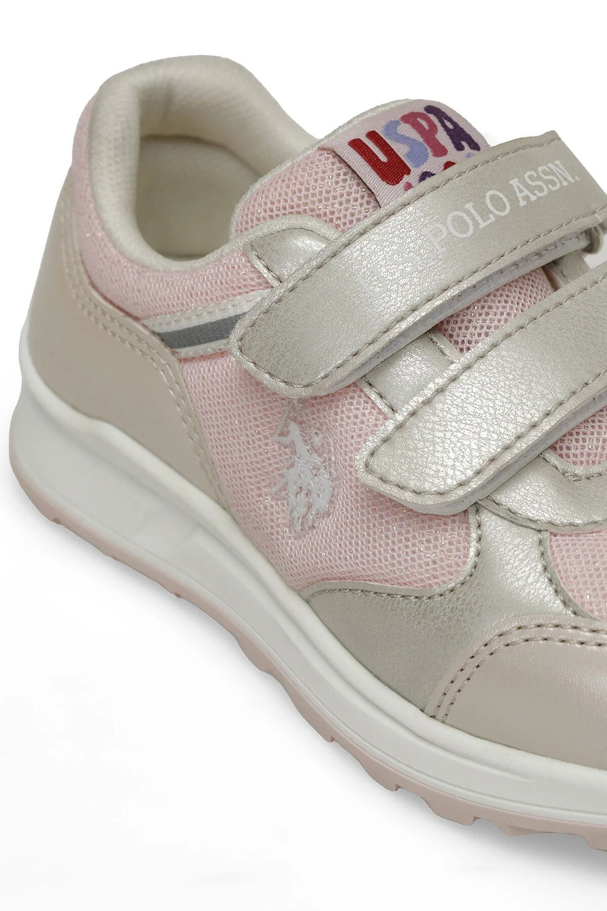 U.S. Polo Assn.-Original U.S. Polo Assn. Girl's Sneakers Pink Sneakers 7