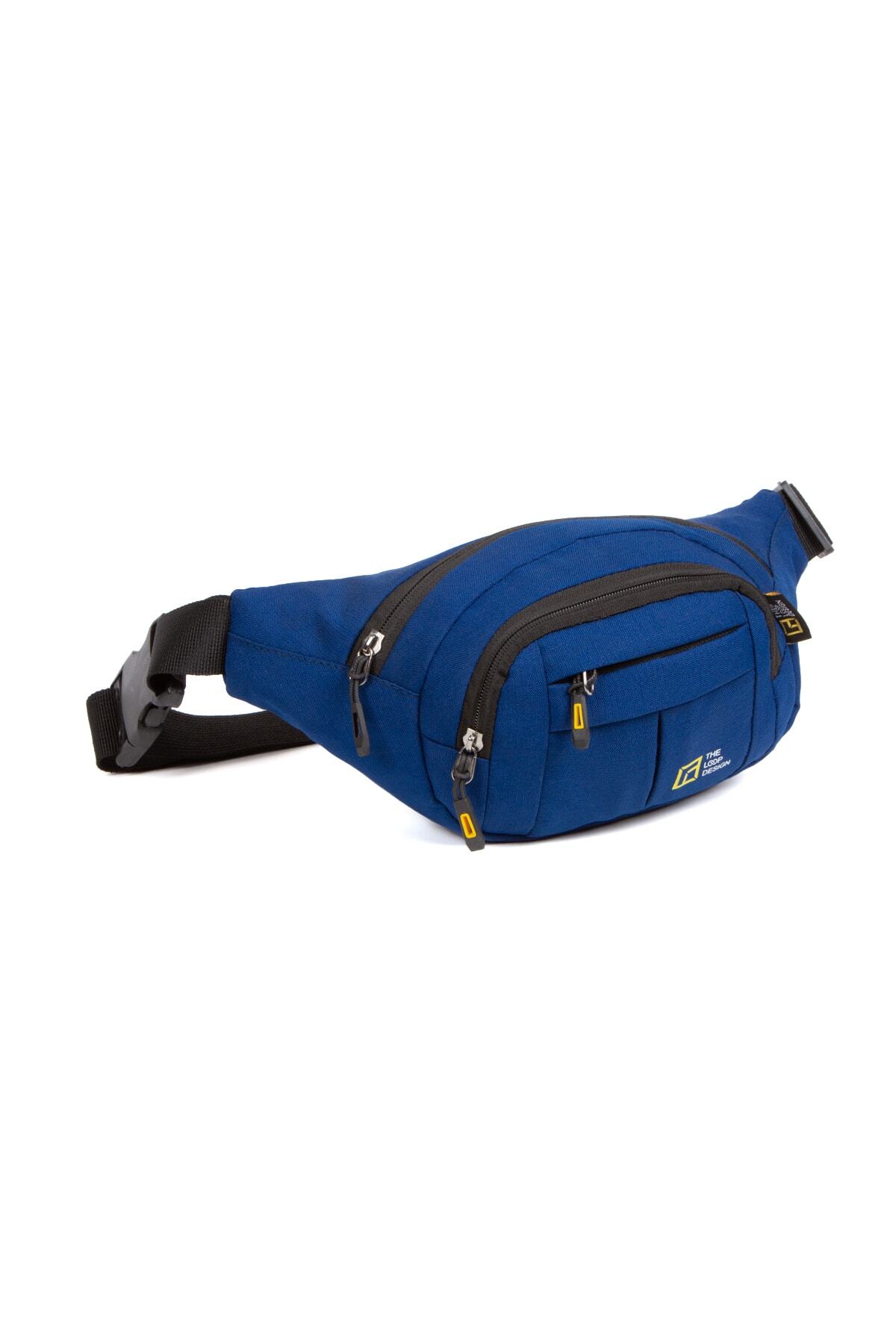 LOOP DESIGN Unisex Ayarlanabilir Askılı Çanta,free Bag,unisex Crossbody Sling 4 Gözlü Göğüs Ve Bel Çanta görsel 2