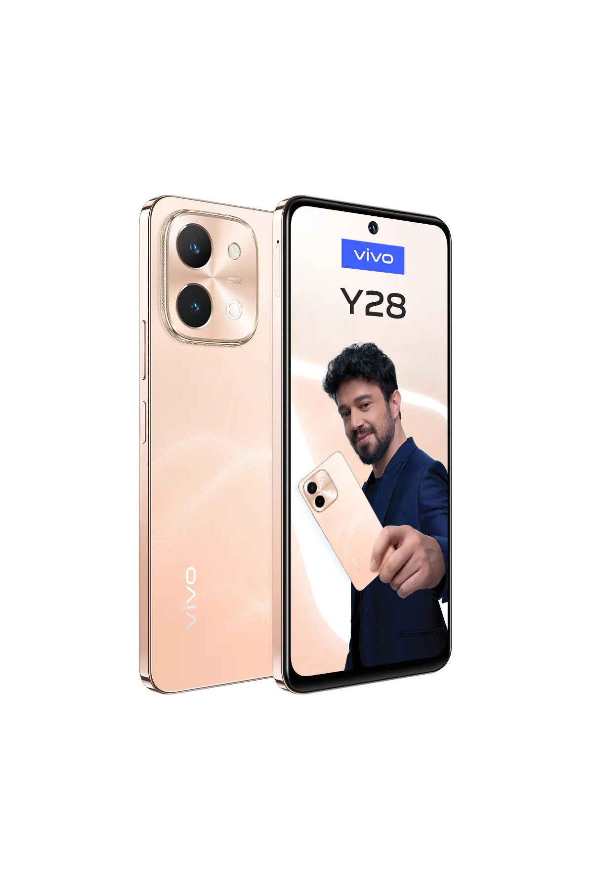 vivo Y28 8GB 128GB Mercan Turuncusu