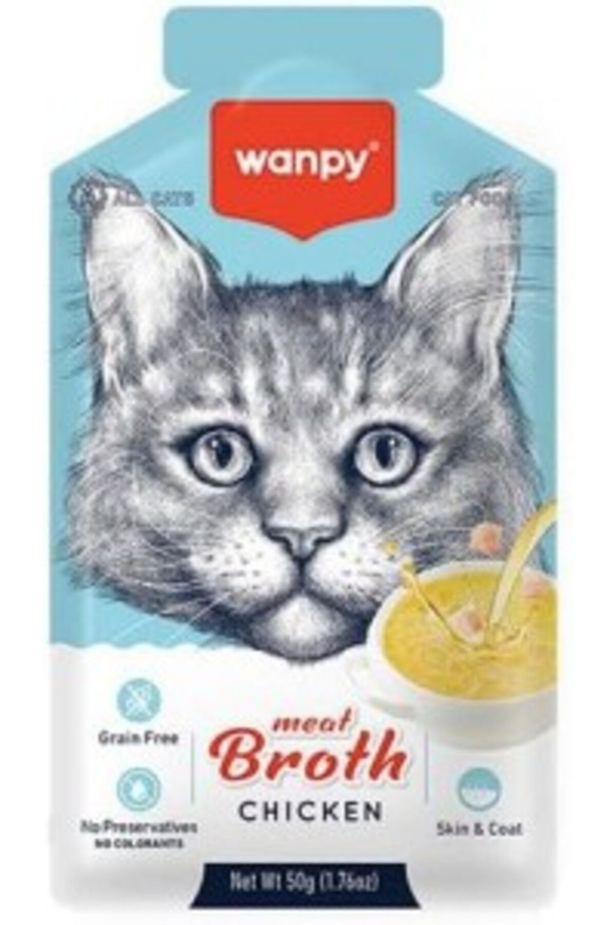 Orqinel Wanpy Kediler için Tavuk Eti Çorbası 50g
