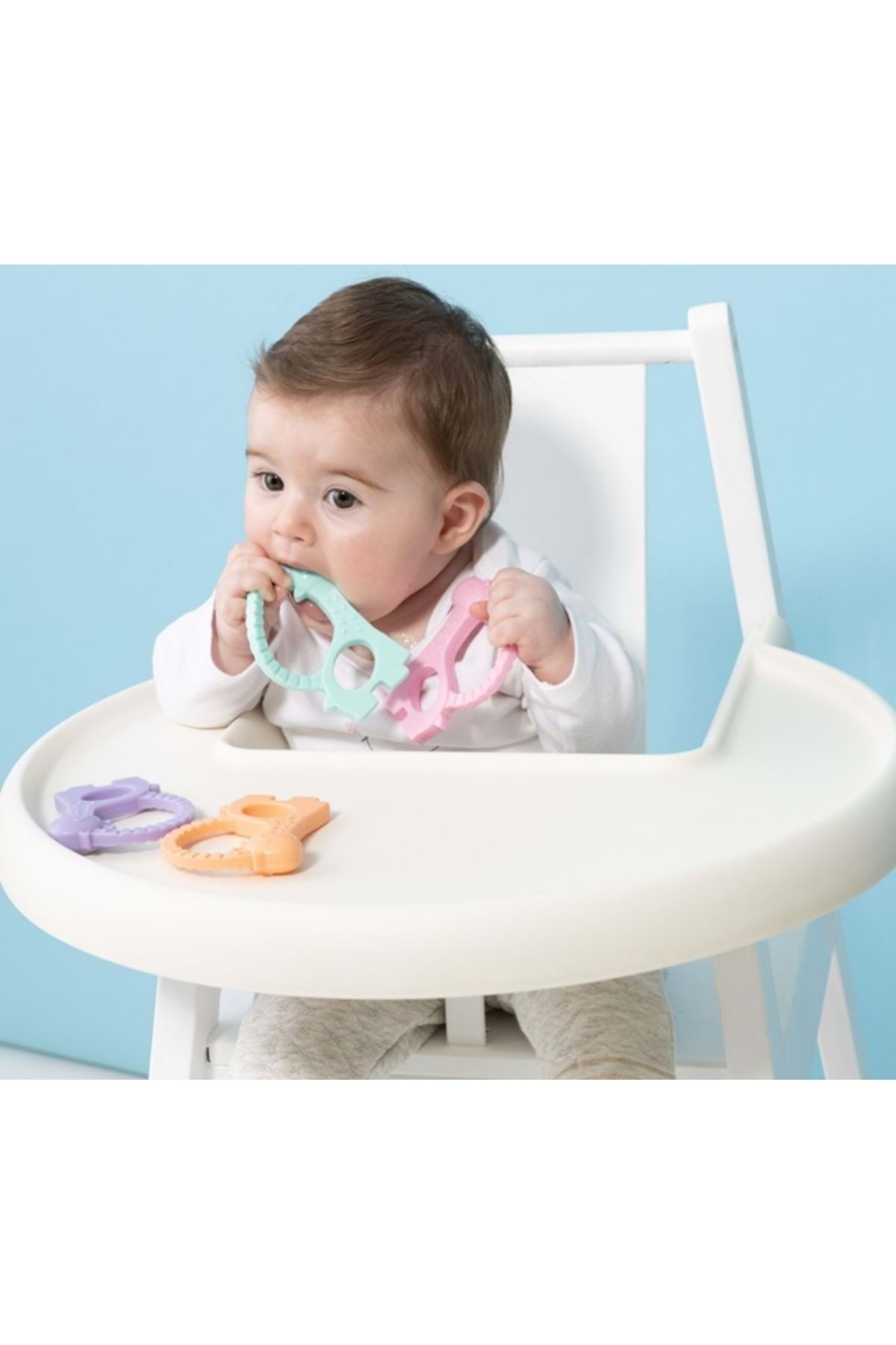 Wee Baby-Turquoise Prime Silicone Teether - Code: 928 5