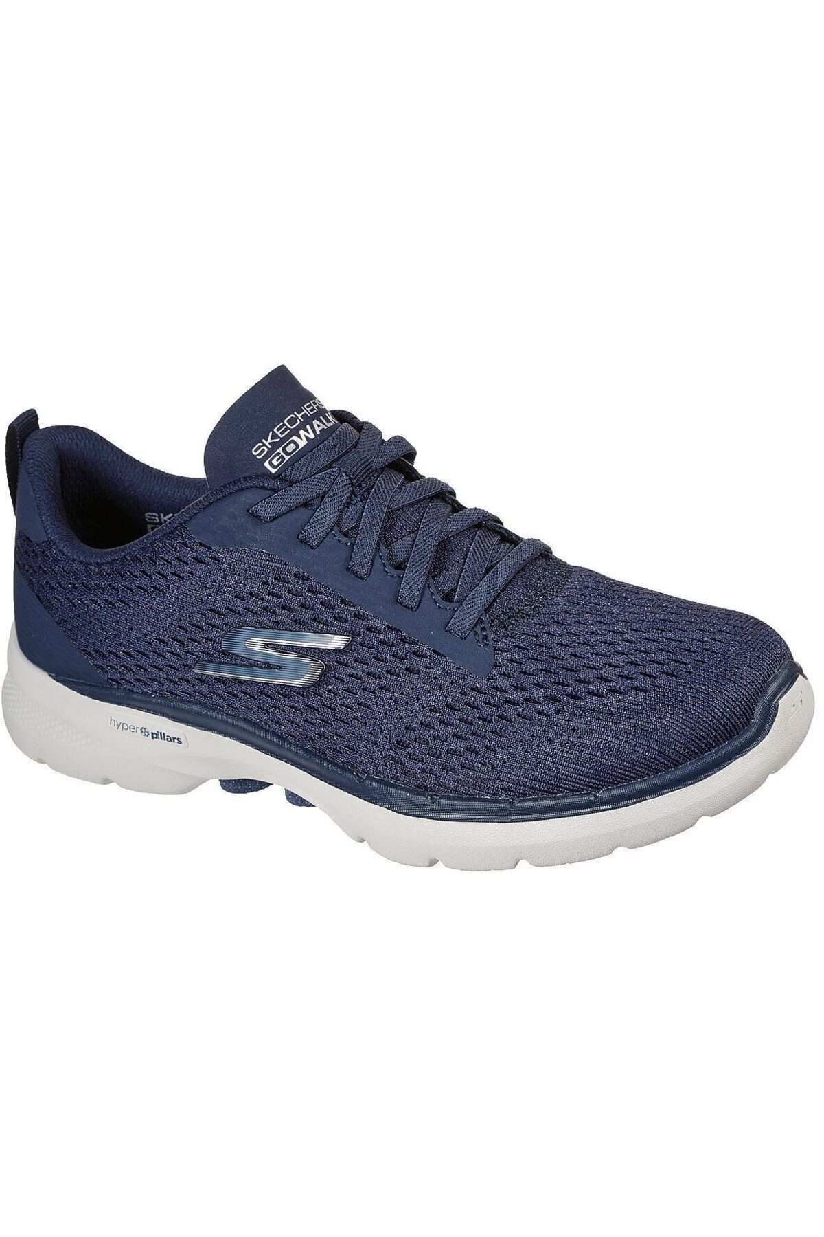 SKECHERS-Adidași Skechers Go Walk 6-bold Visio, Albastru, Femei 3