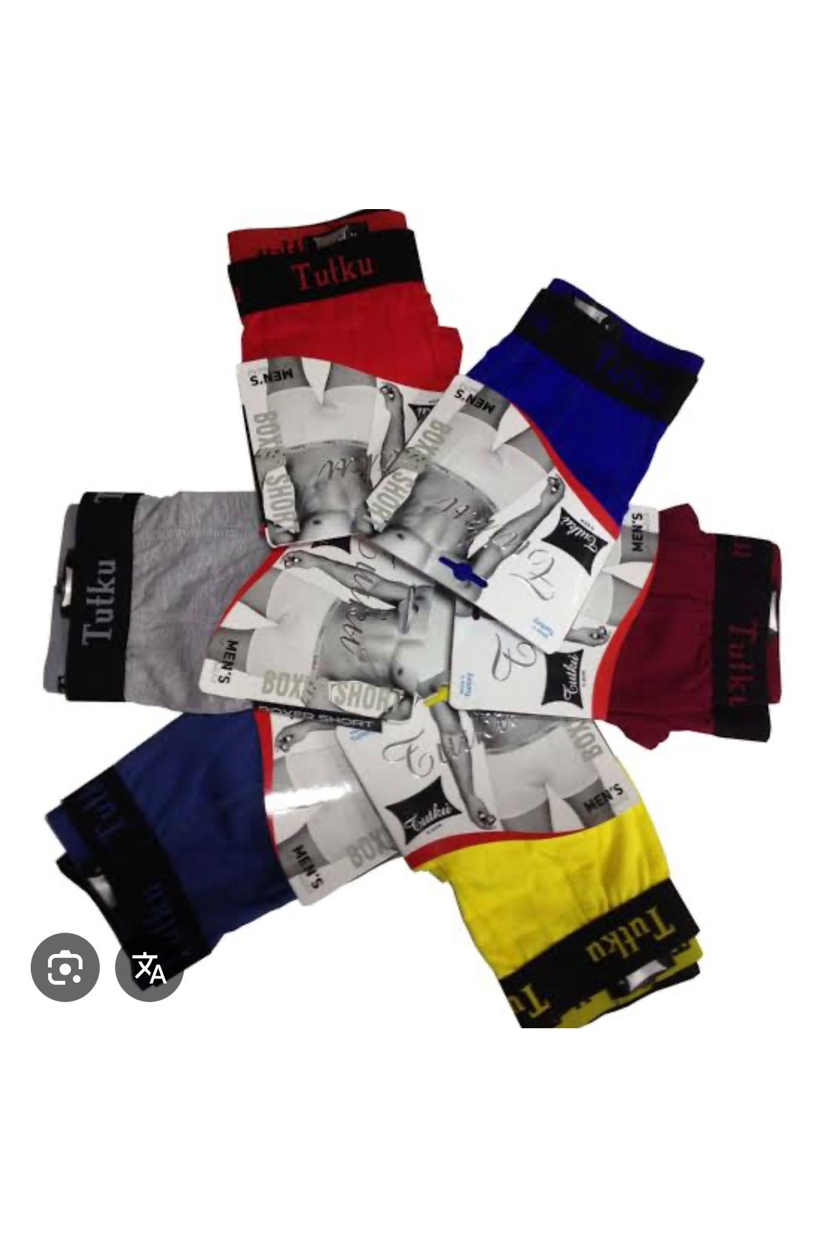 Tutku-Men's Elastane Sports Boxers Set of 6 3