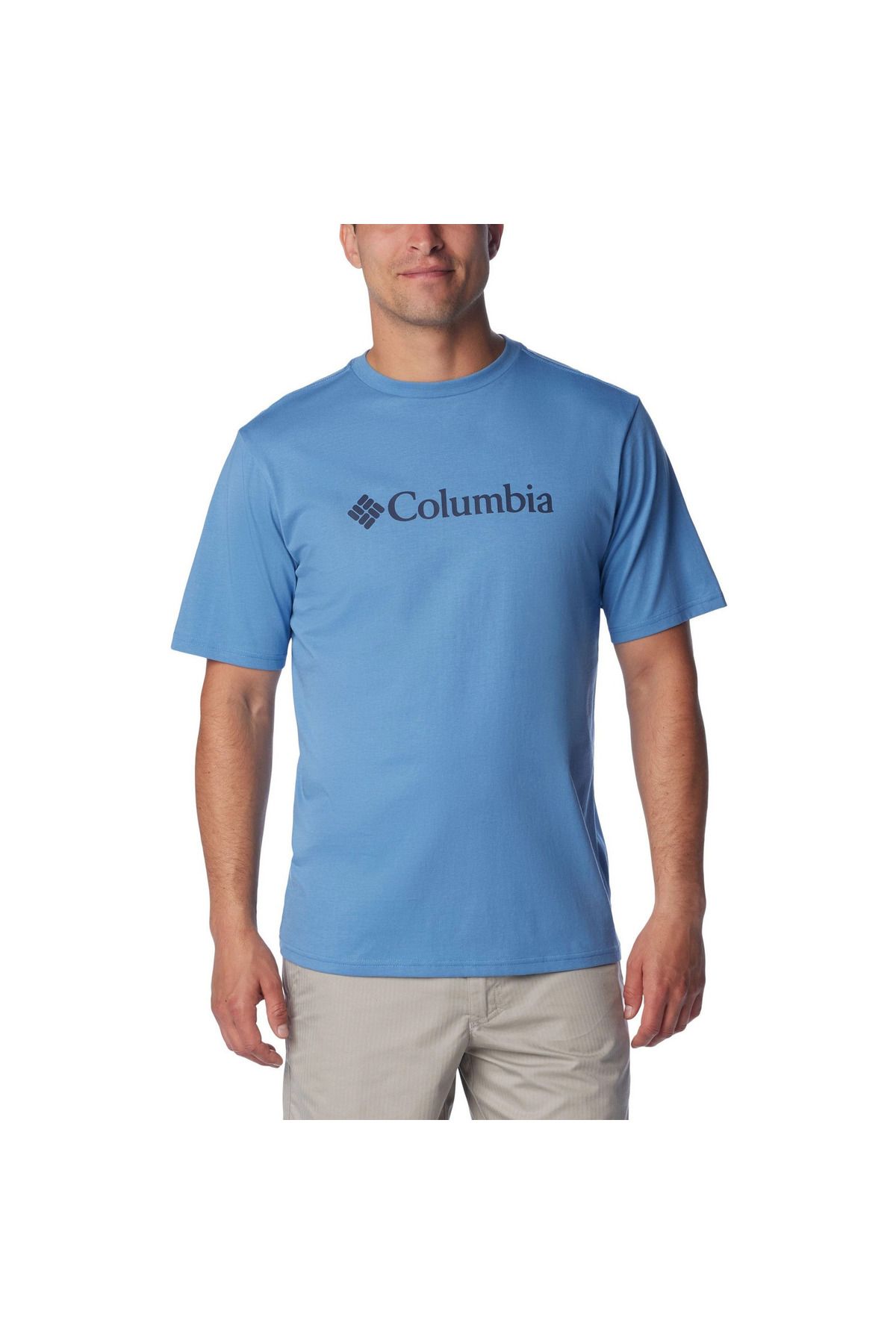 converse-Tricou Columbia Basic Logo, Albastru, Barbati 1