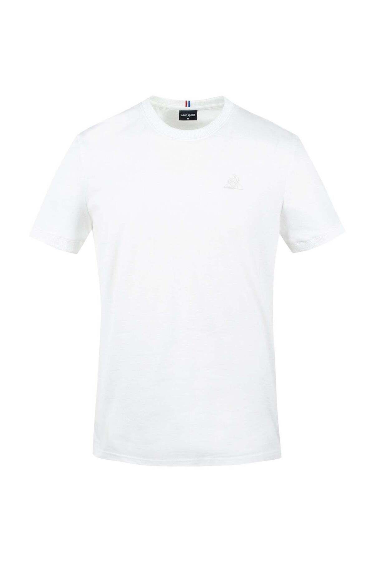 Le Coq Sportif-Tričko Le Coq Sportif Ess Tt Tee Ss NO 1, Biele, Pánske 1