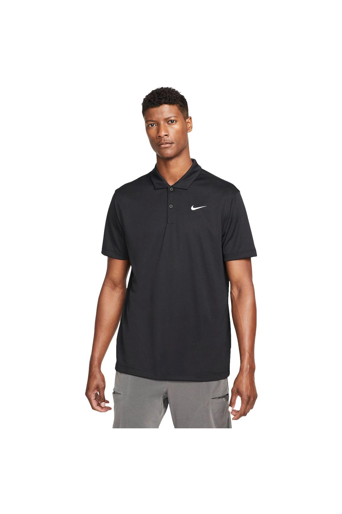 Nike-Tričko Nike Court Dri-FIT Tennis Polo, Černá, Pánské 1