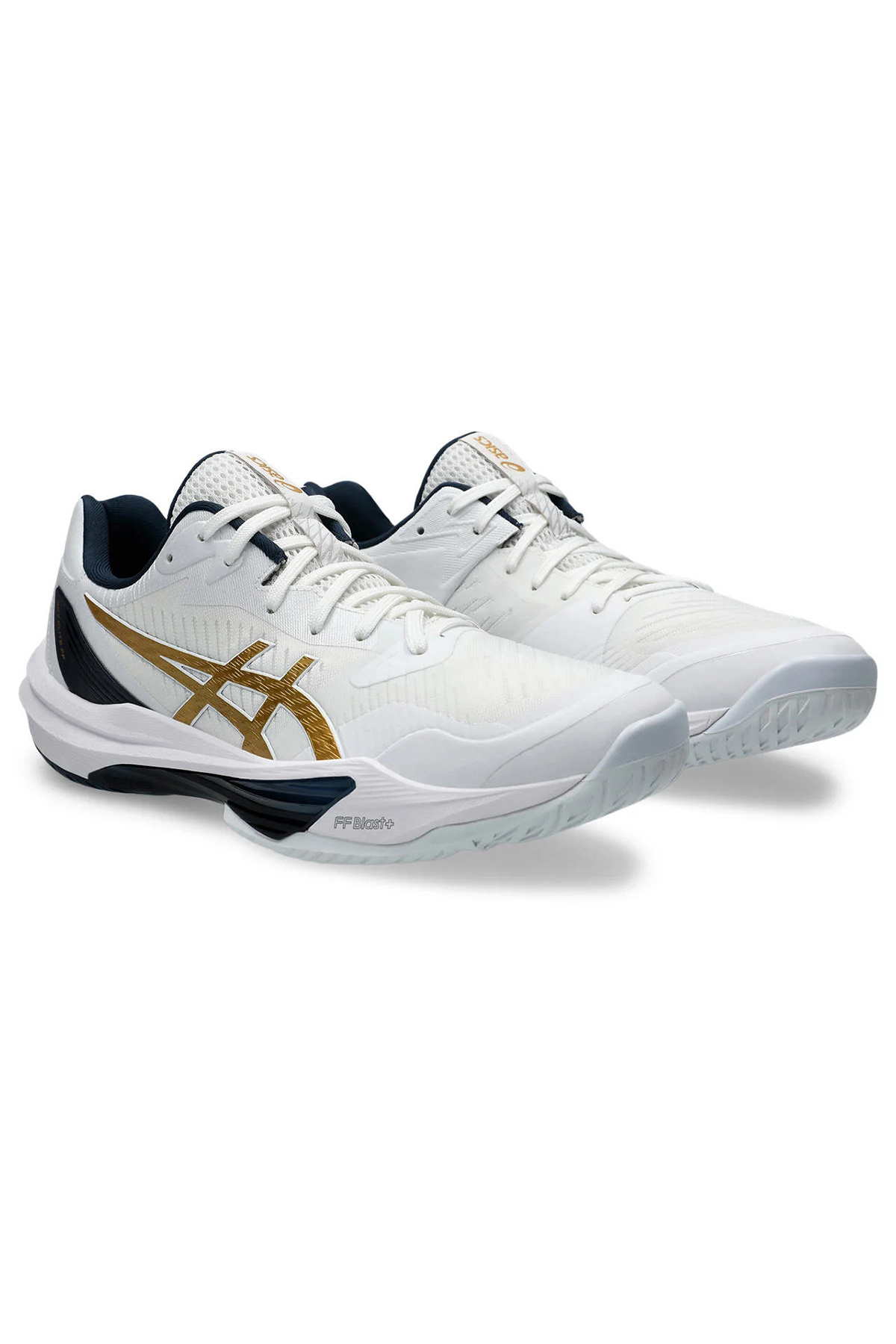 Asics-Sky Elite Ff 3 Men's White Volleyball Shoes 1051A080-101 2