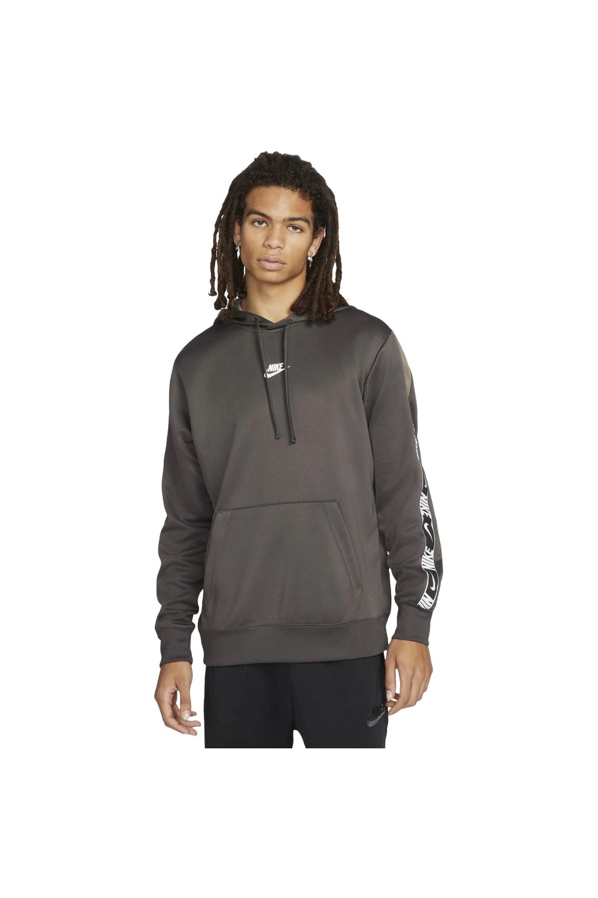 Nike-Hood Nike Sportswear, Gray, Men 1