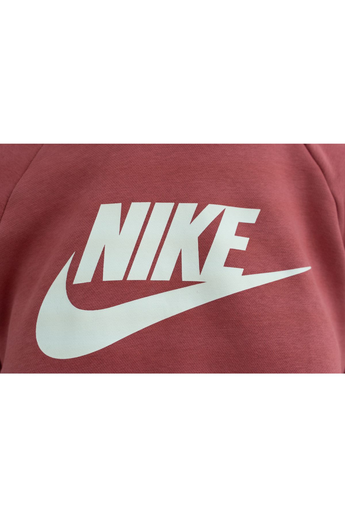 Nike-Κουκούλα Nike Essentials Fleece Crop, Ροζ, Γυναικεία 5