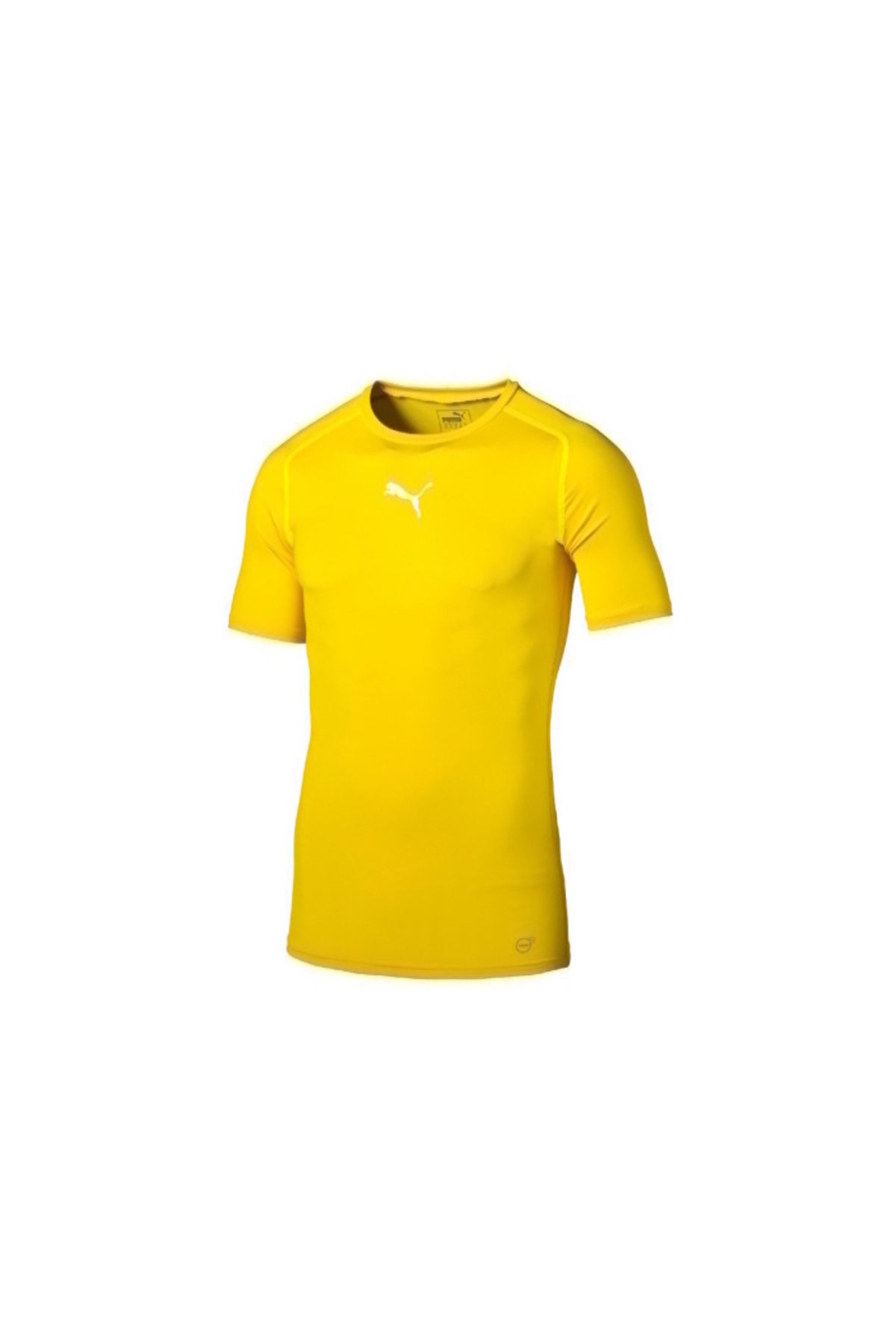 Puma-Tričko Puma Liga Baselayer Tee Ss, žluté, pánské 1