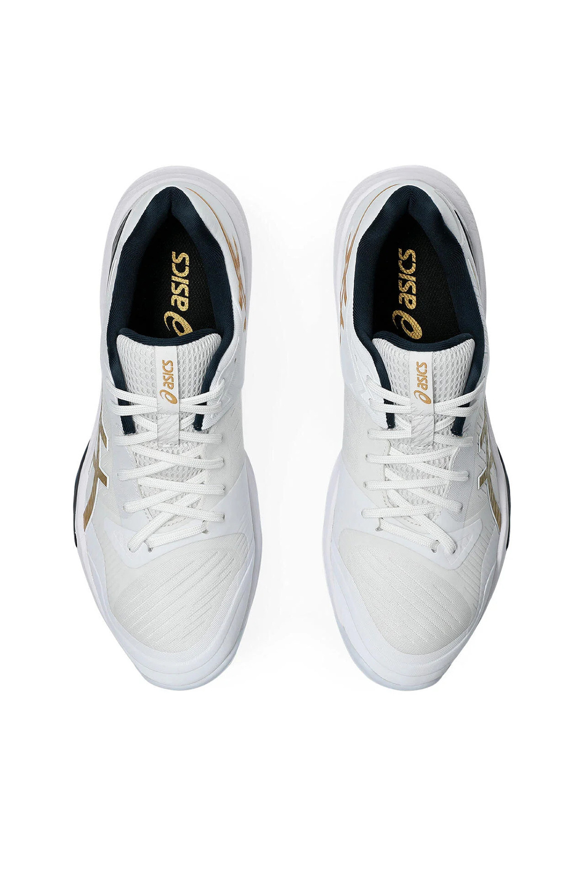Asics-Sky Elite Ff 3 Men's White Volleyball Shoes 1051A080-101 4