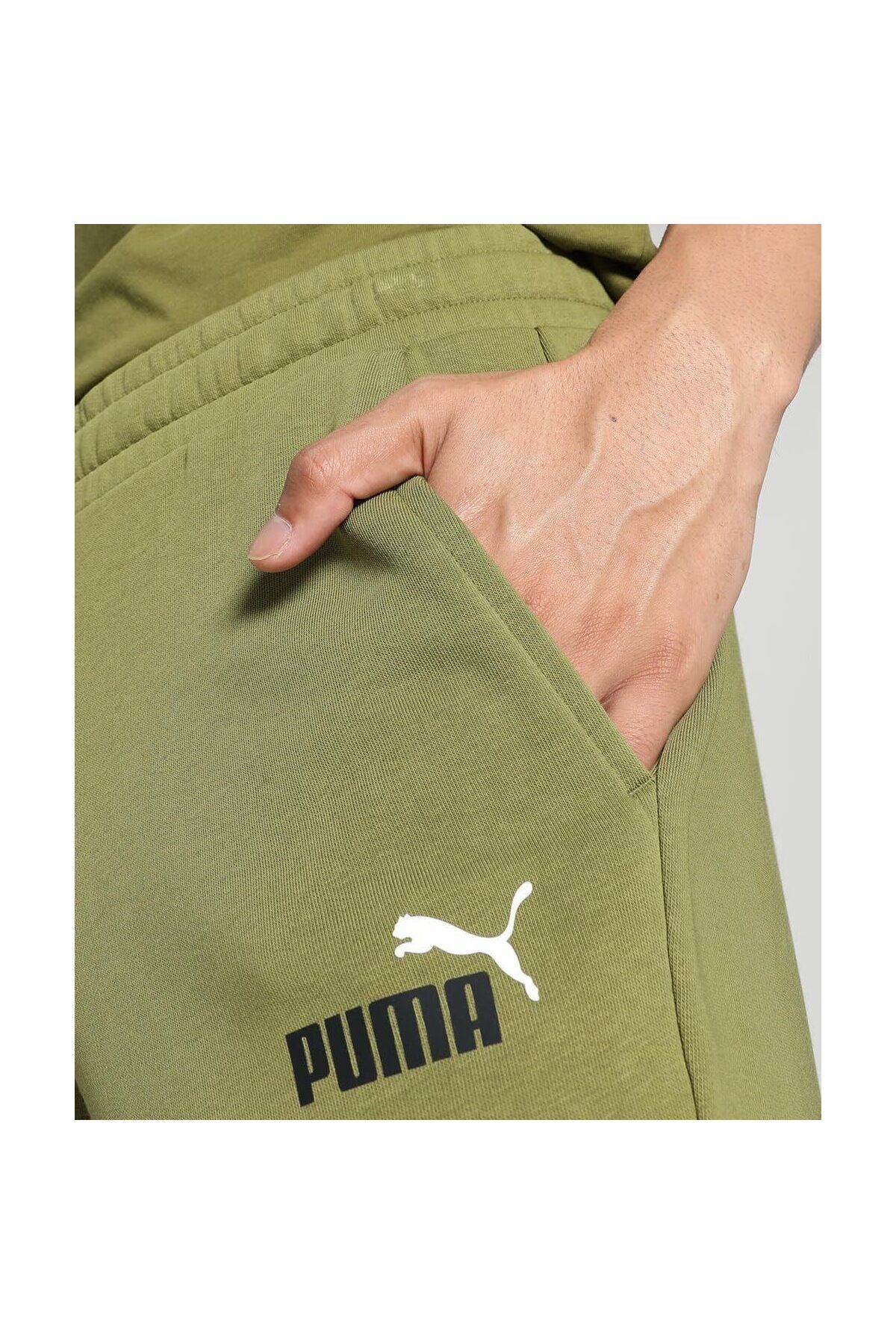 Puma-Pantaloni Puma ESS 2 Col Logo Pantaloni TR cl, Verde, Barbati 3