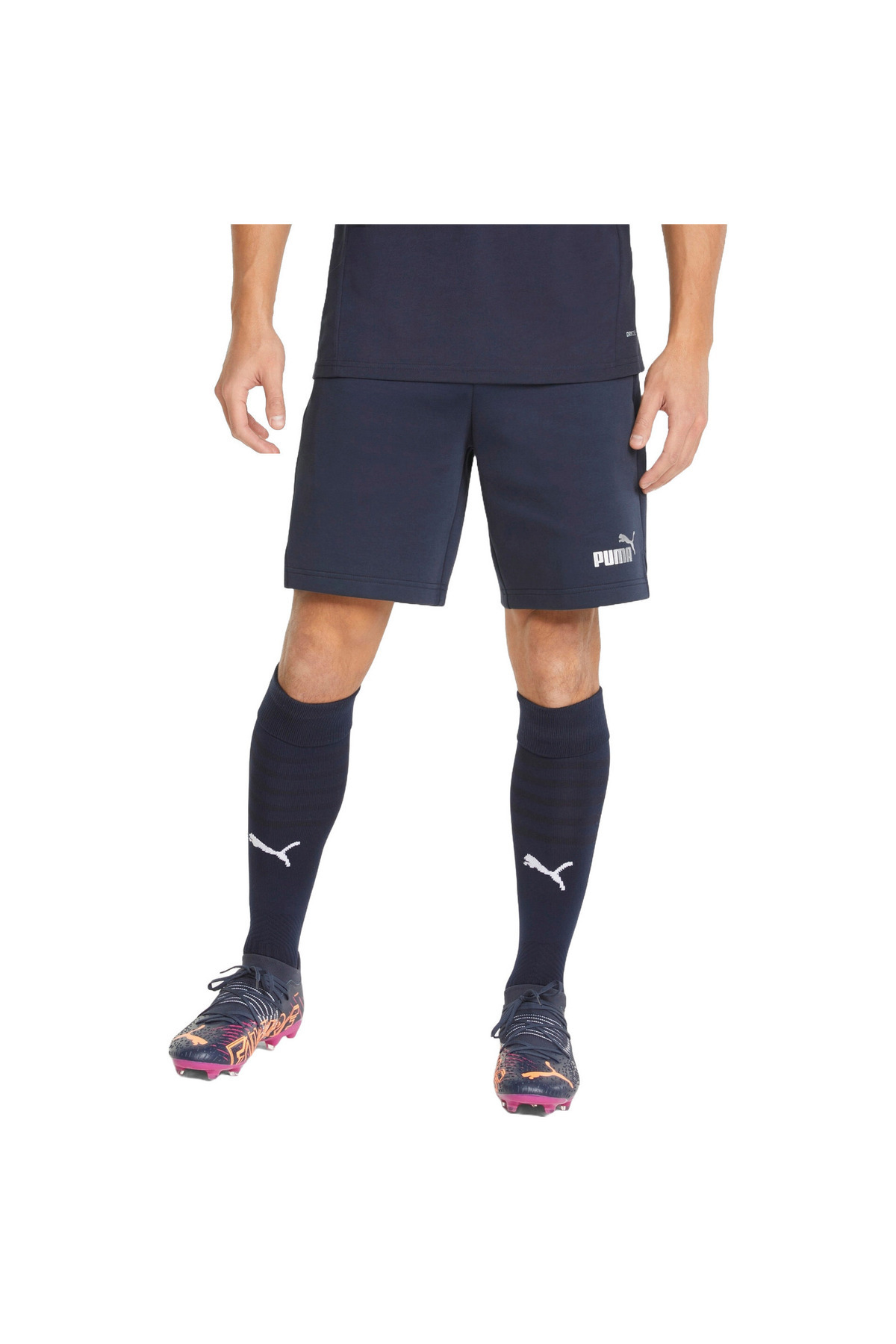 Puma-Šortky Puma Teamfinal Casuals Šortky, Modré, Pánské 1