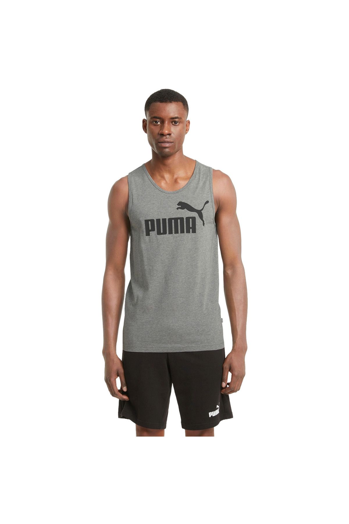 Puma-Undershirt Puma Essentials, Gray, Men 1