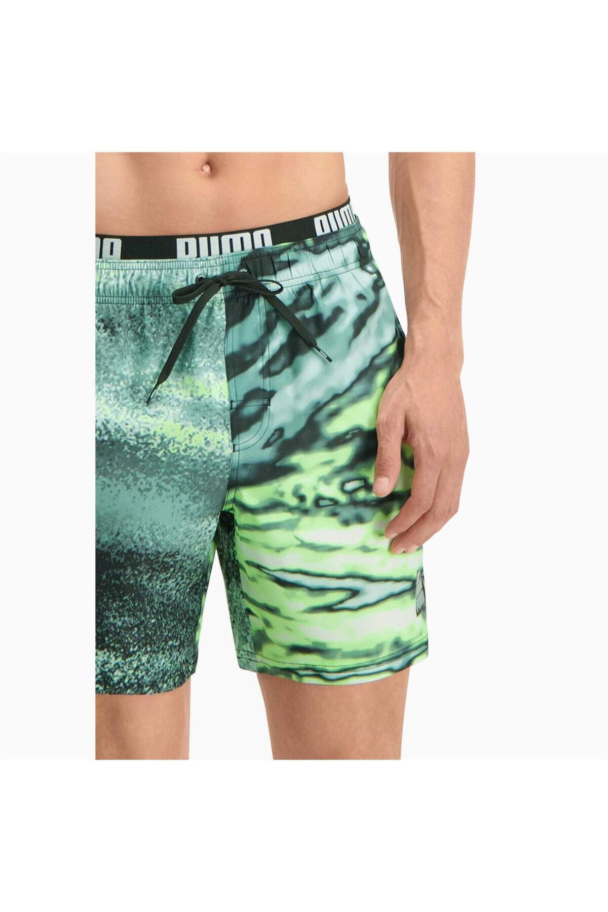 Puma-Σορτς Puma Swim Men Luminous Mid Shorts 1p Sea, Green, Men 4