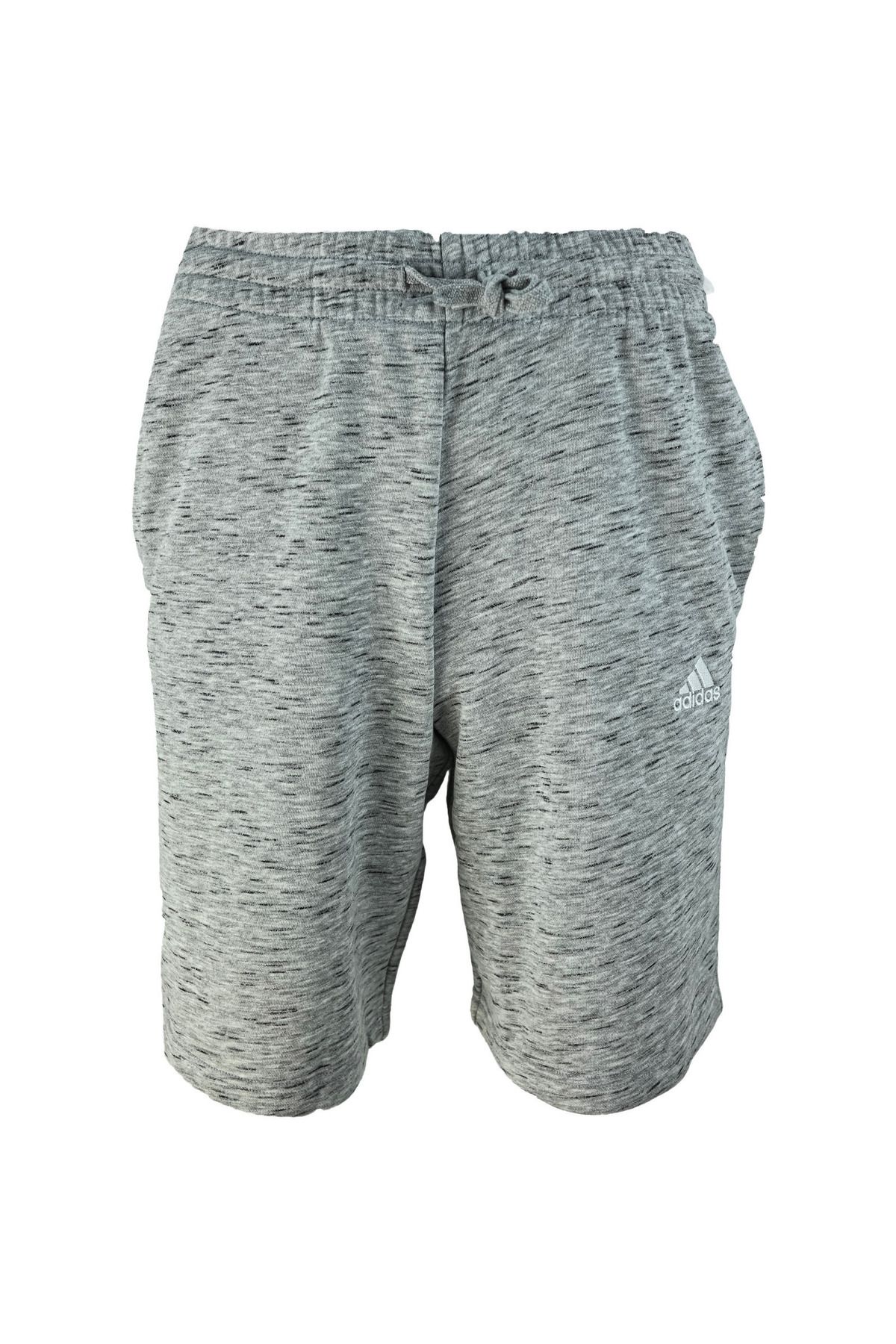 adidas-Pantaloni scurți adidas Essentials French Terry Melange, gri, bărbați 1