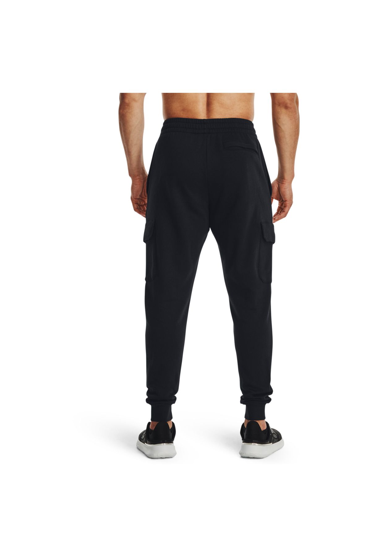 Under Armour-Παντελόνι Under Armor Rival Fleece Cargo, Μαύρο, Ανδρικό 2