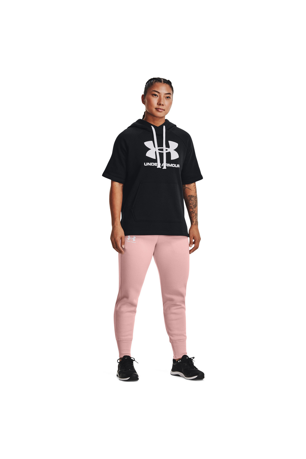 Under Armour-Γυναικείο παντελόνι Armour Rival Fleece Pink 4