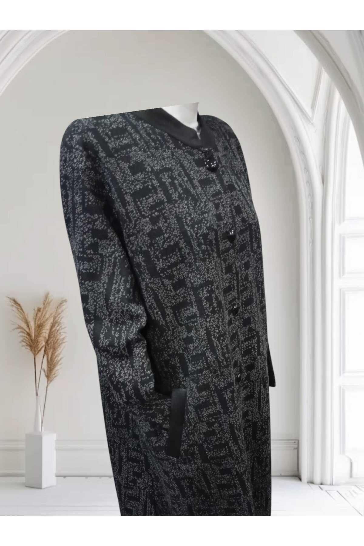 Ahenk Giyim-Intermediate Size Large Size Button Cap 4