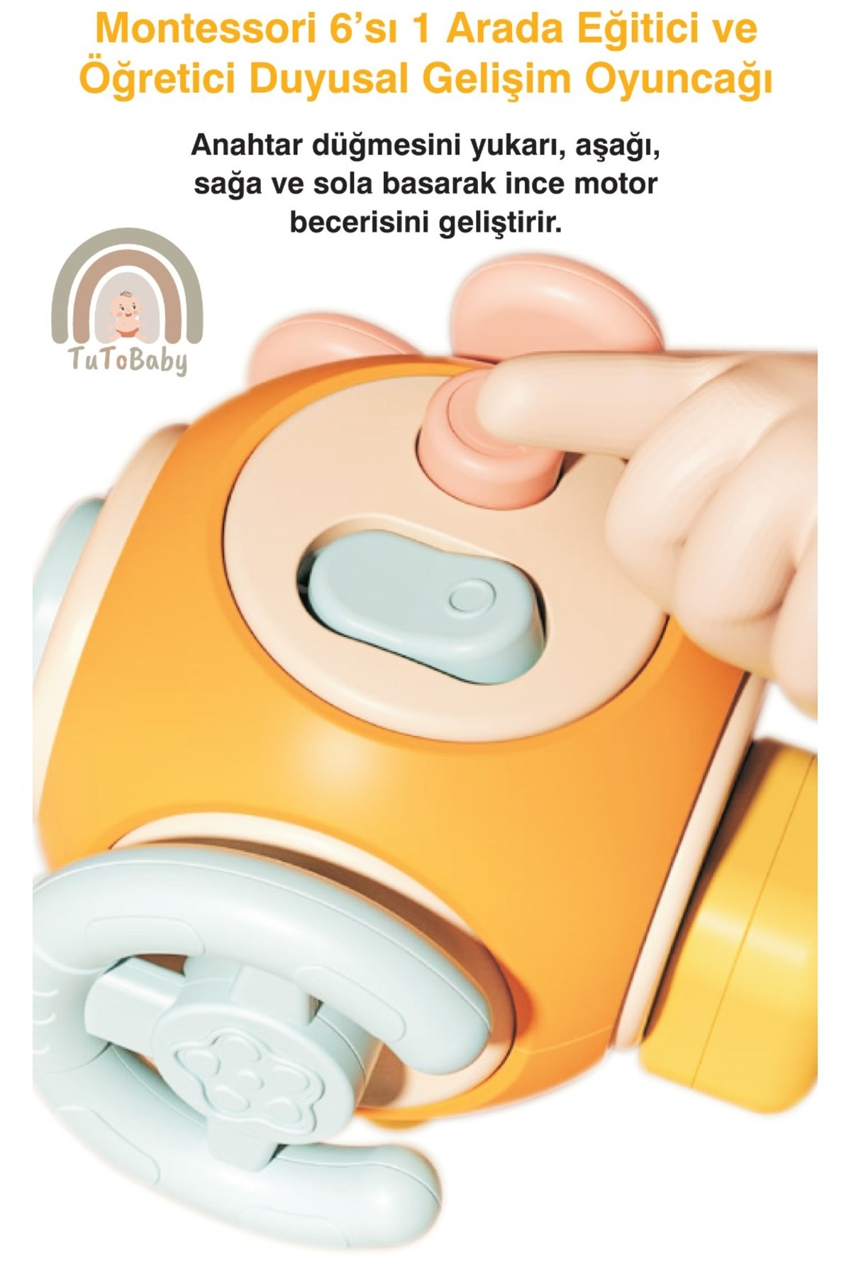 tutobaby Montessori 6'sı 1 arada Eğitici ve Öğretici Duyusal Gelişim Oyuncağı fotoğrafı 7 (önizleme)