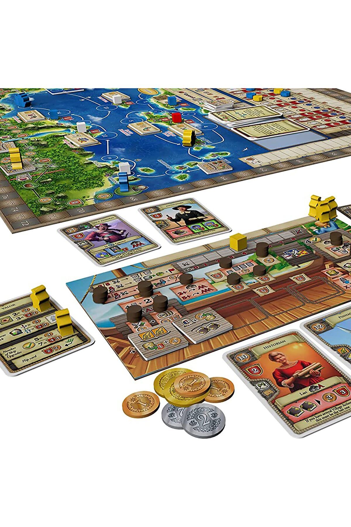 Capstone Games-: Maracaibo, Big Box Strategy Board Game, Unique Story Mode Feature, A Nondestructive 4