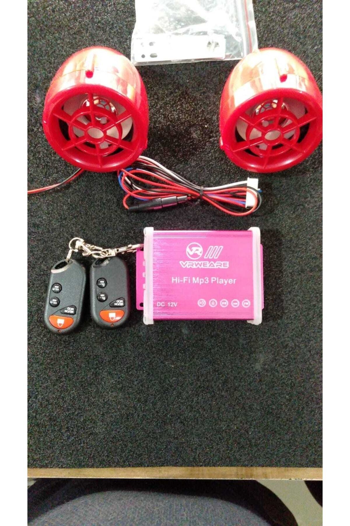 Genel Markalar Motosiklet Alarm Seti [bluetooth] Müzik Çalar Mp3 Motorsiklet Alarım